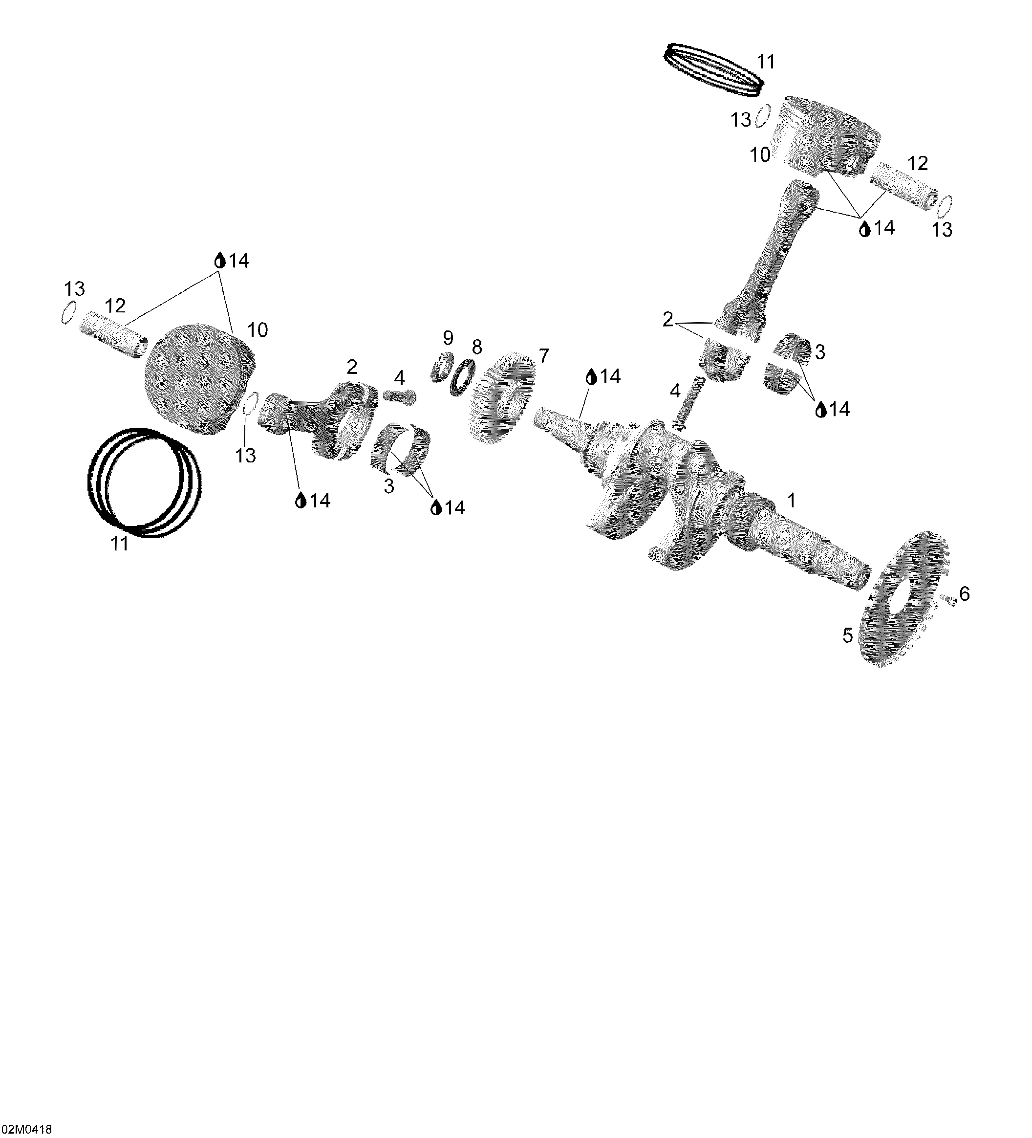 Crankshaft And Piston