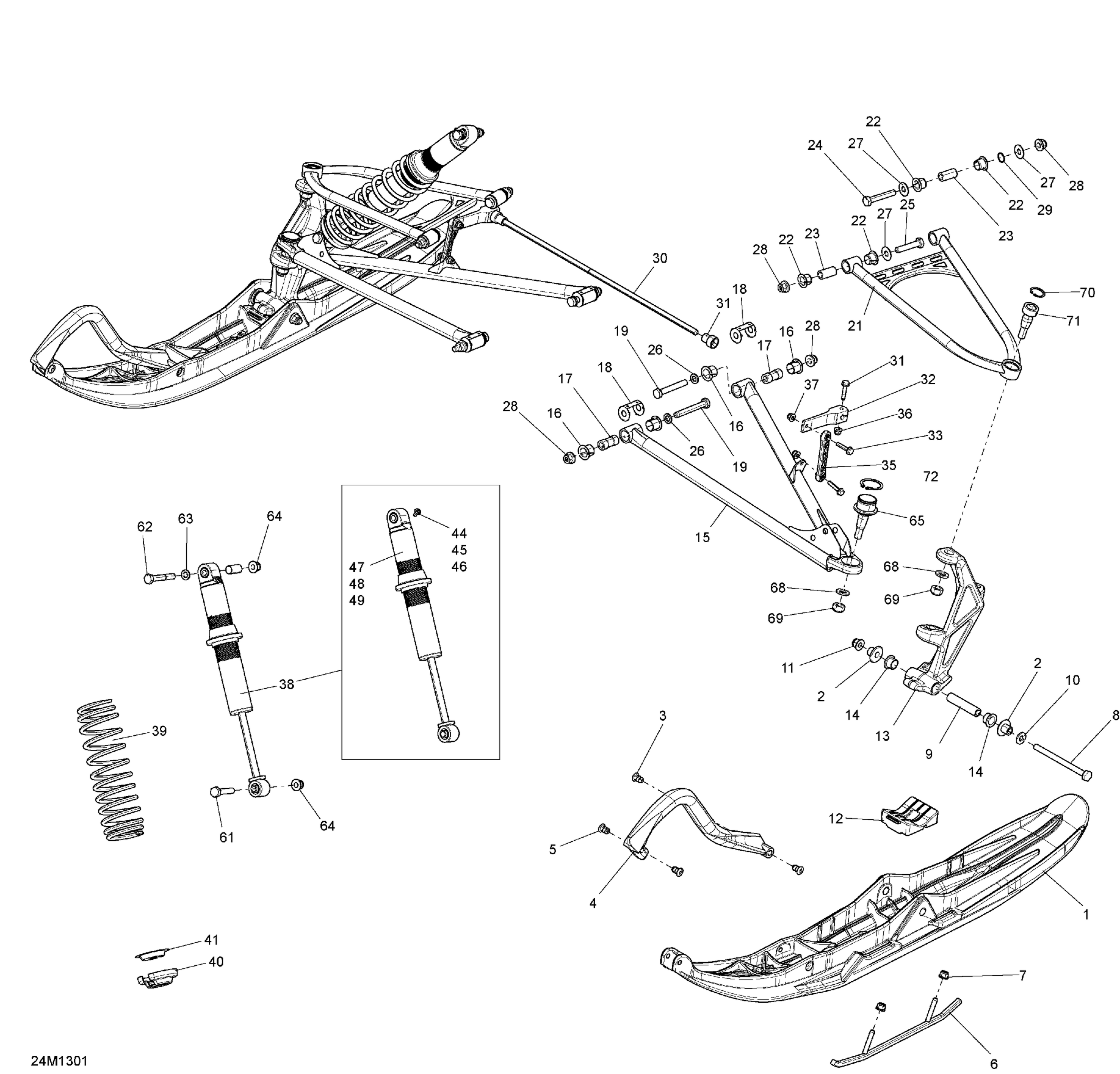 Front Suspension And Ski