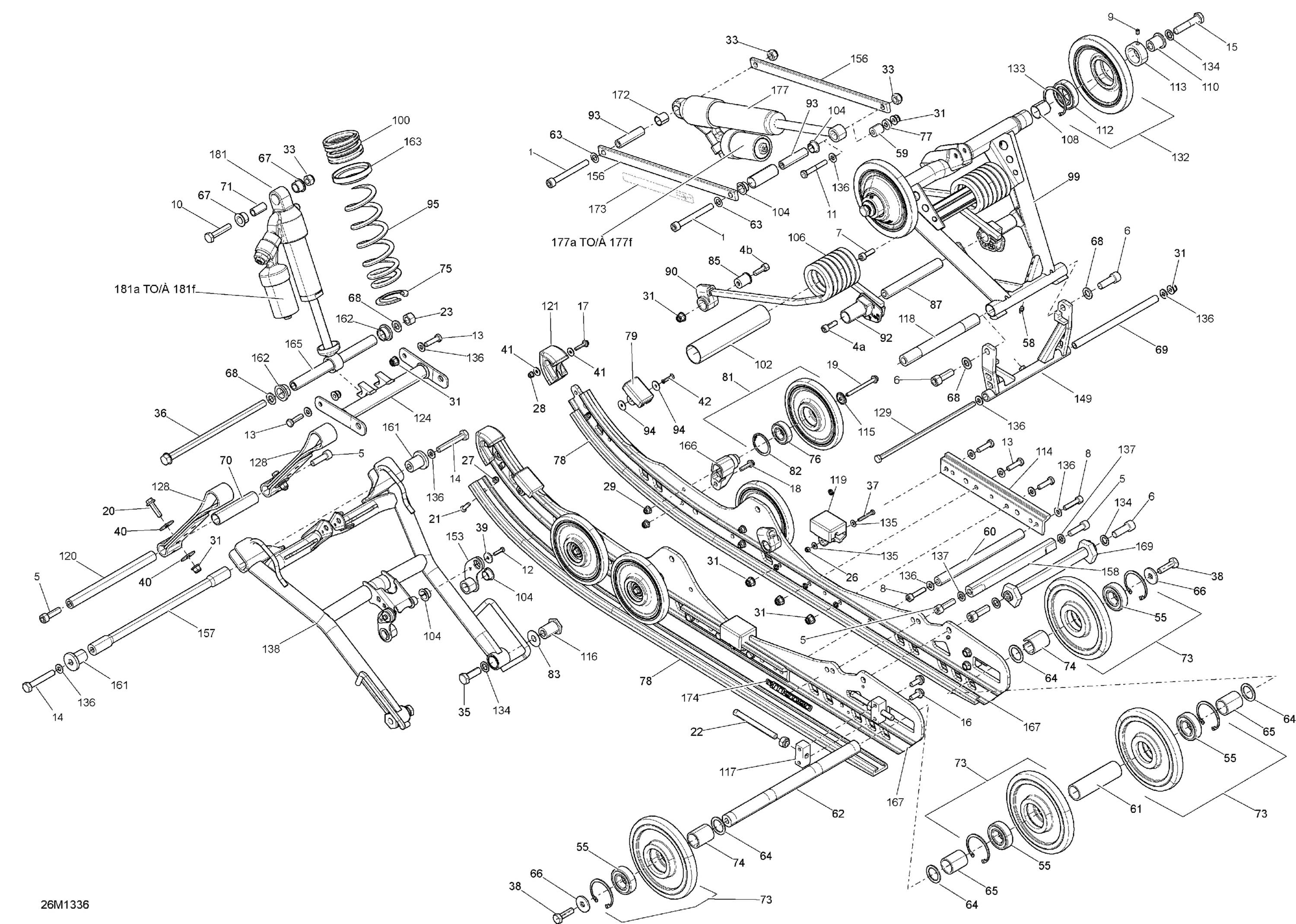 Схема узла: Rear Suspension