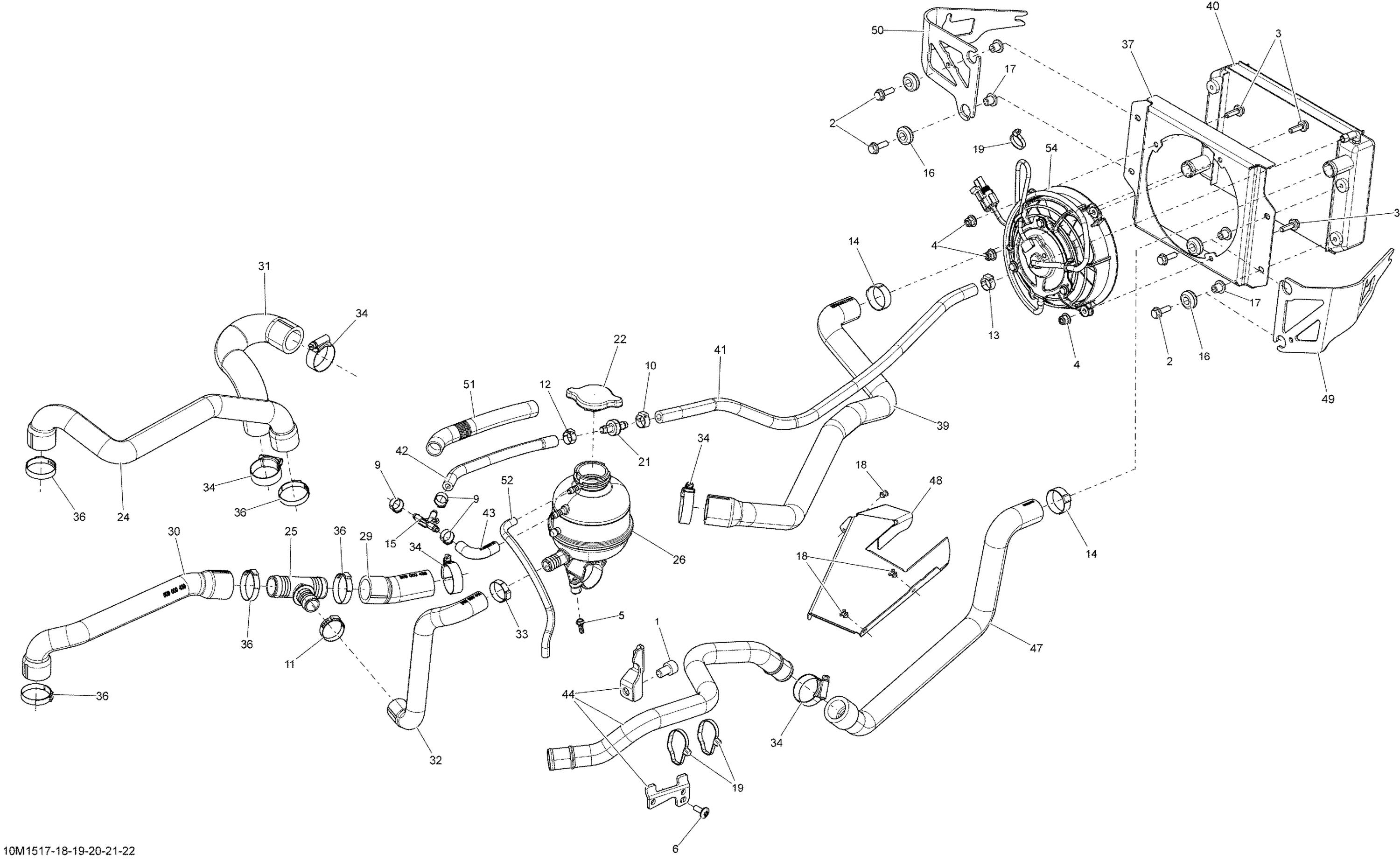 Схема узла: Cooling System _10M1521