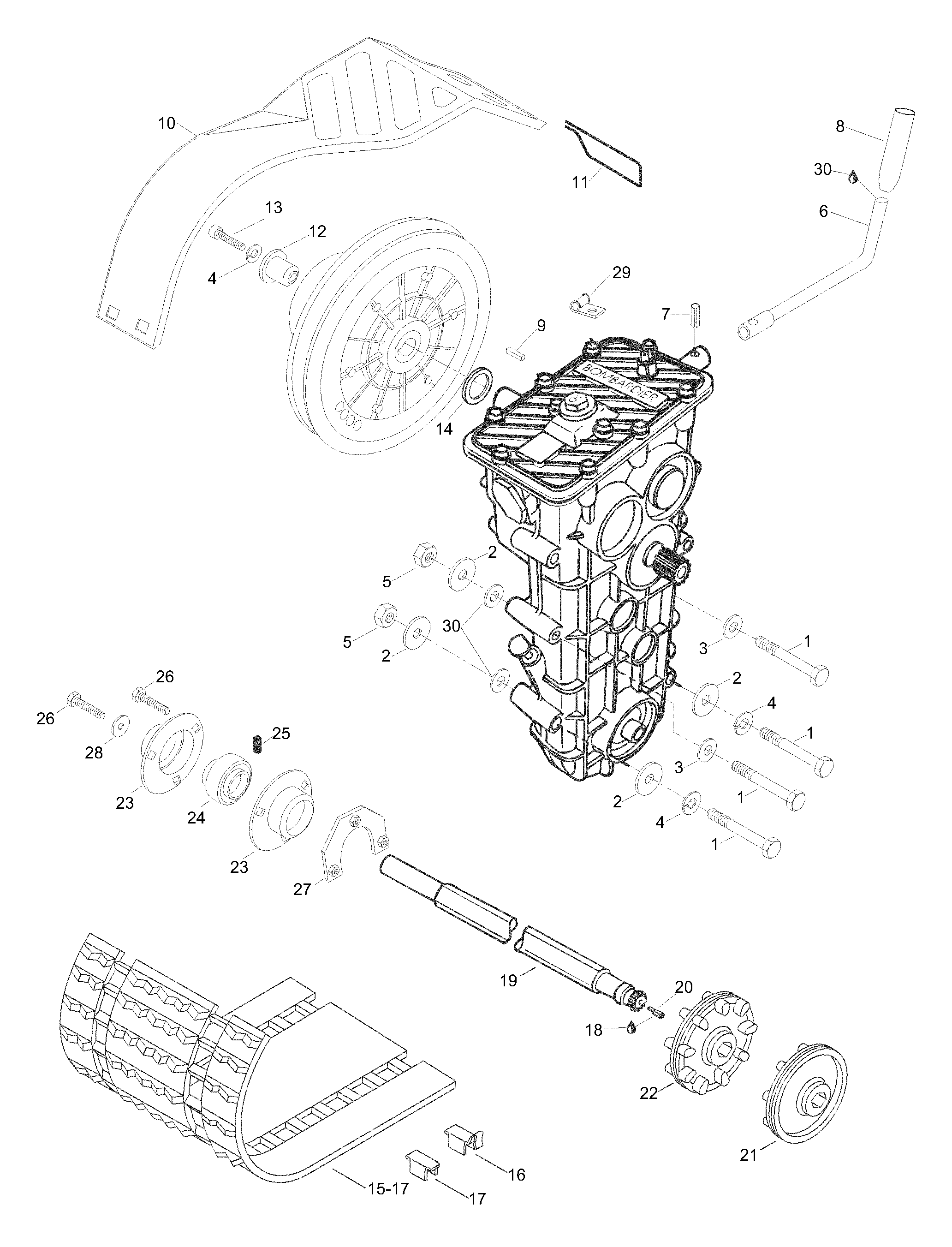 Схема узла: Drive Axle