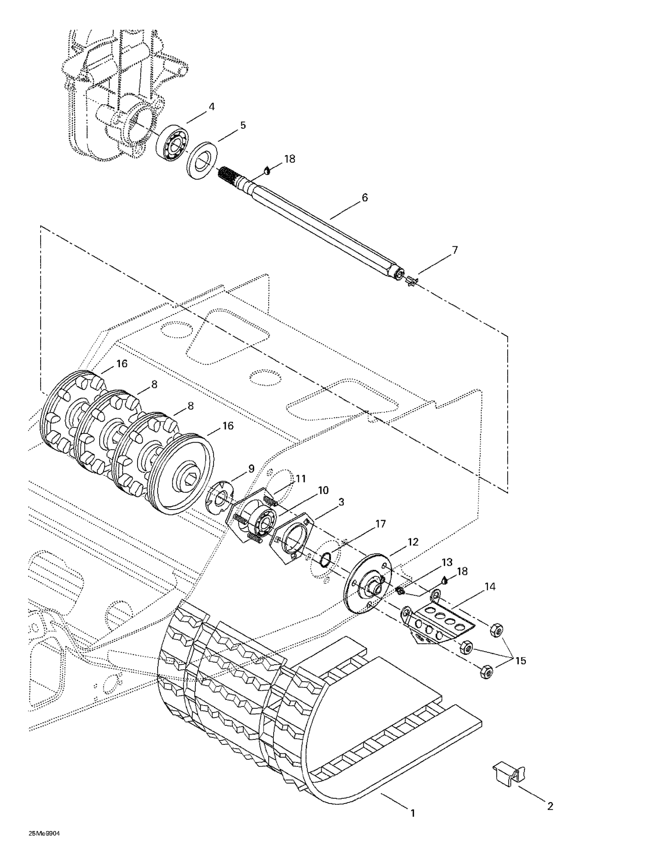 Drive Axle And Track