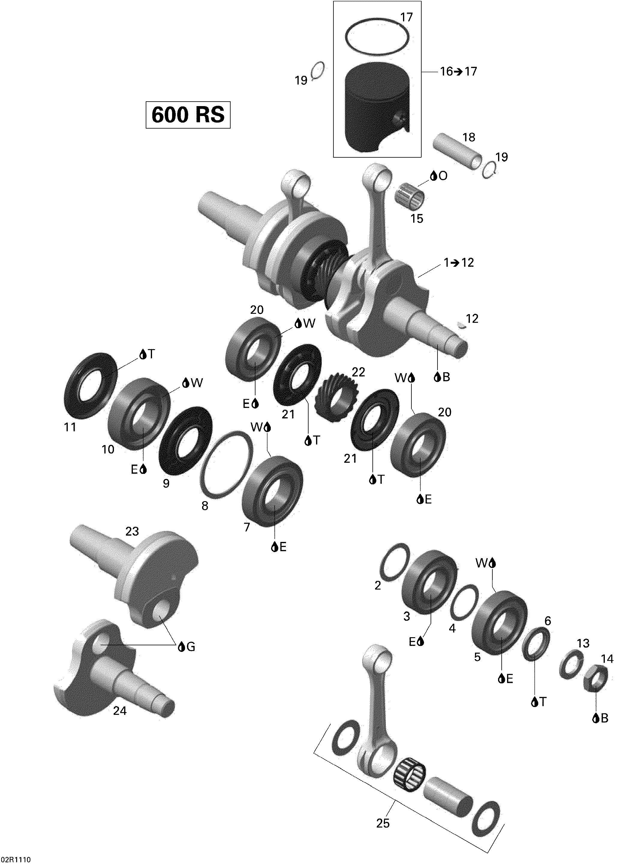 Crankshaft And Pistons