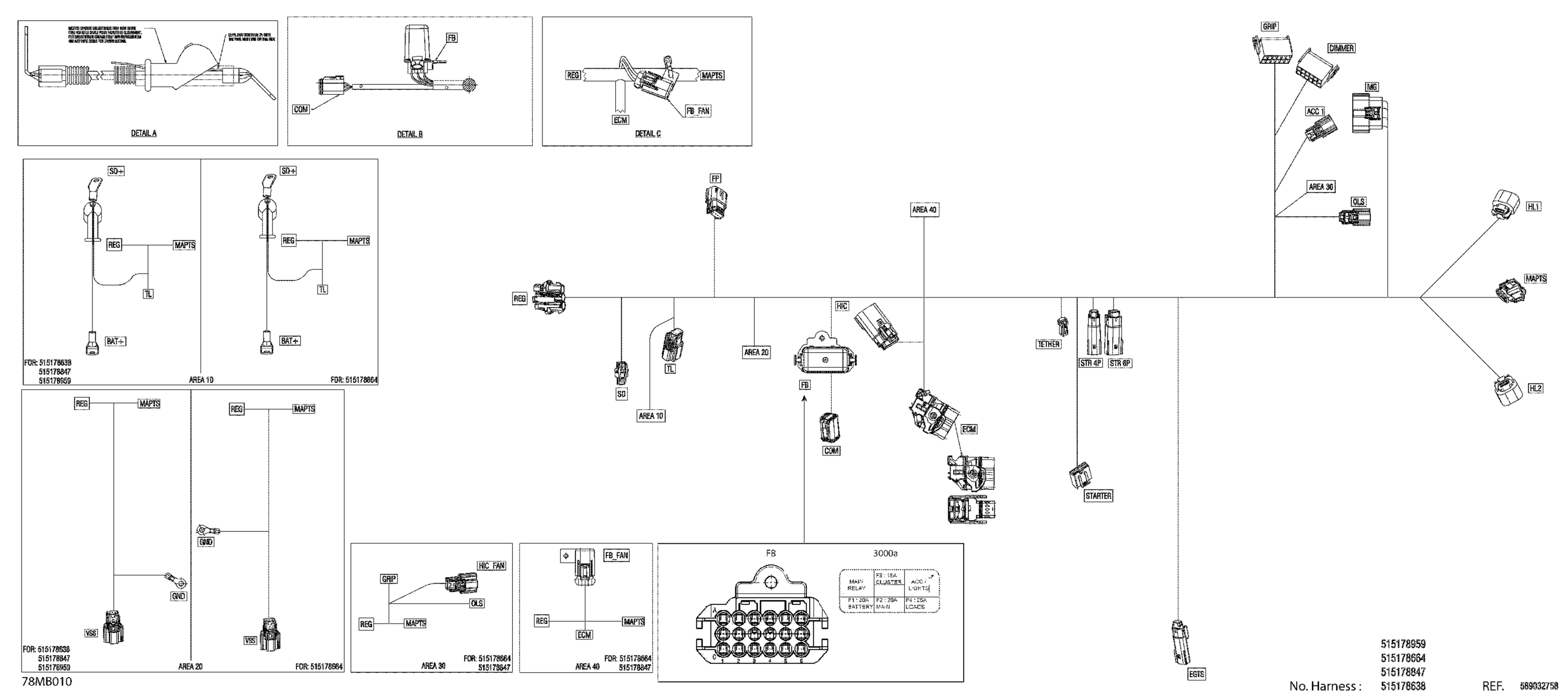 Electric - Main Harness - 515178847