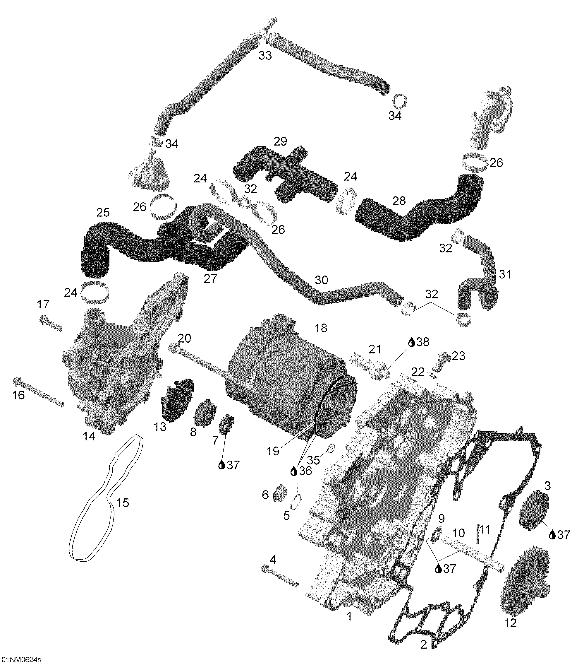 Waterpump And Alternator