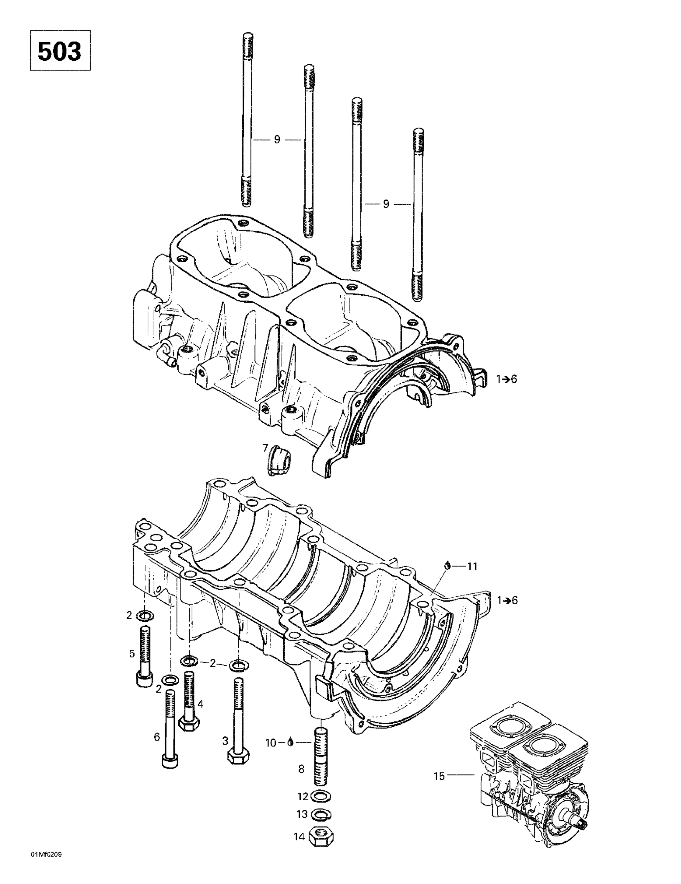 Crankcase (503)