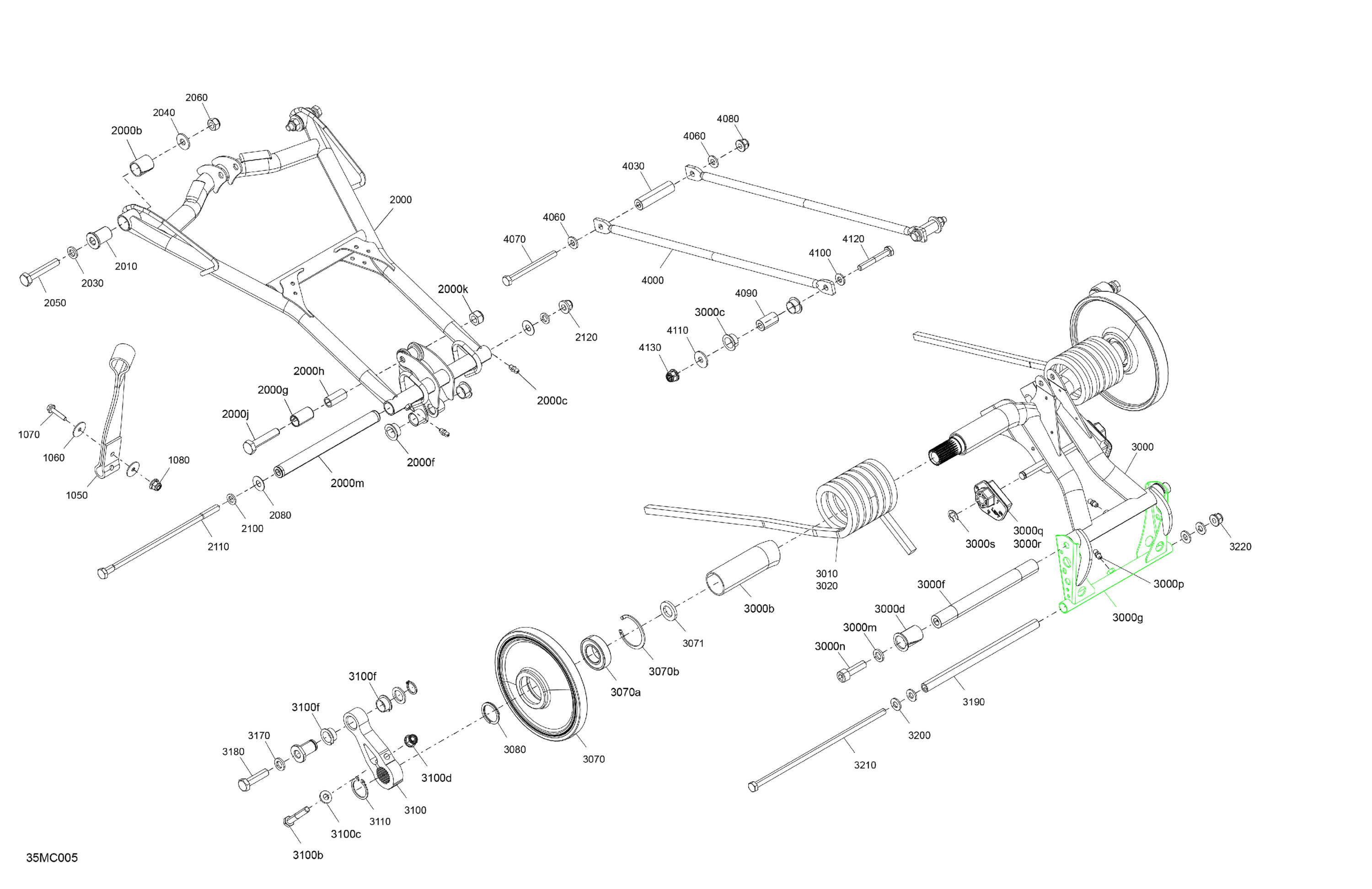 Suspension - Rear - Upper Section - HCE