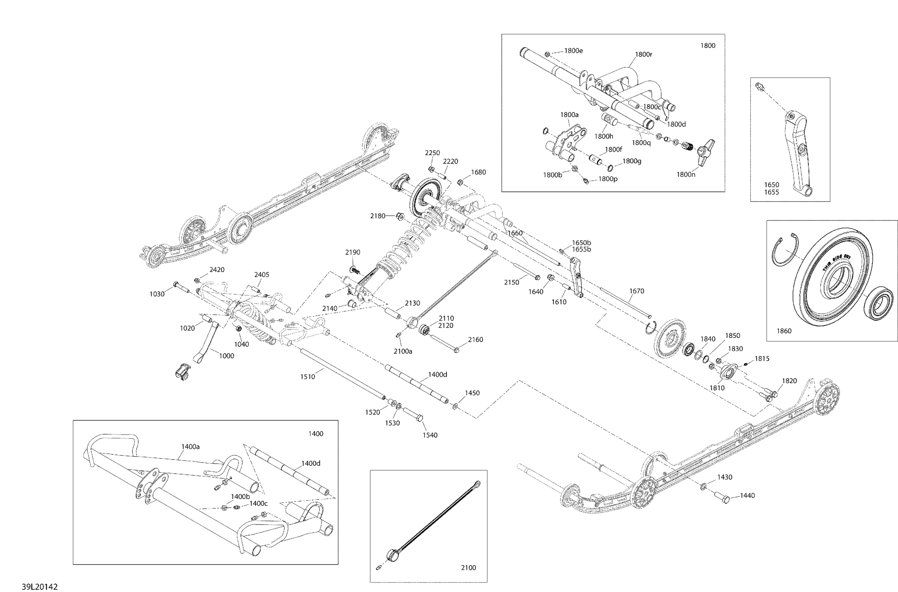 Suspension, Rear - Upper Section