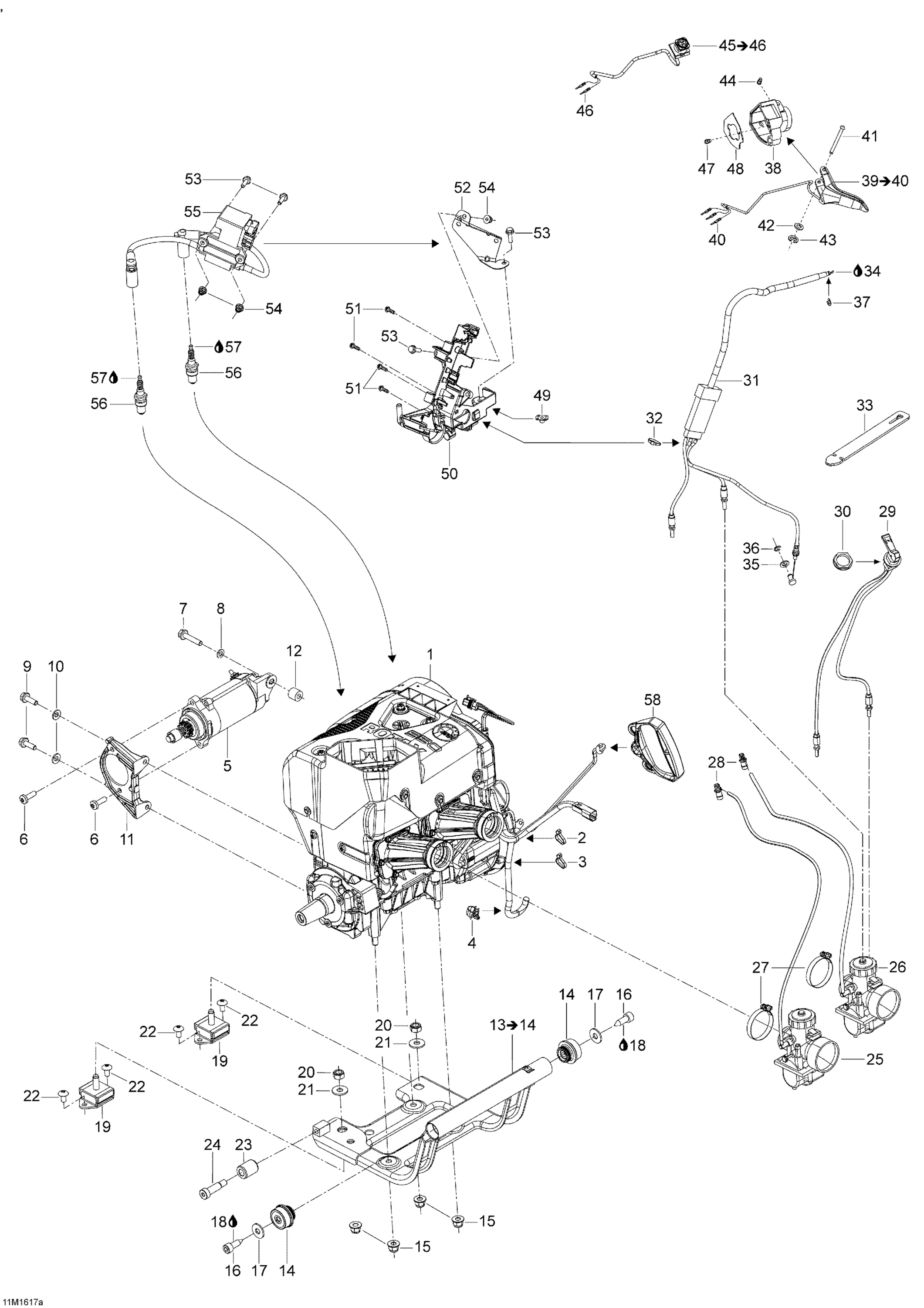 Engine And Engine Support - 550F