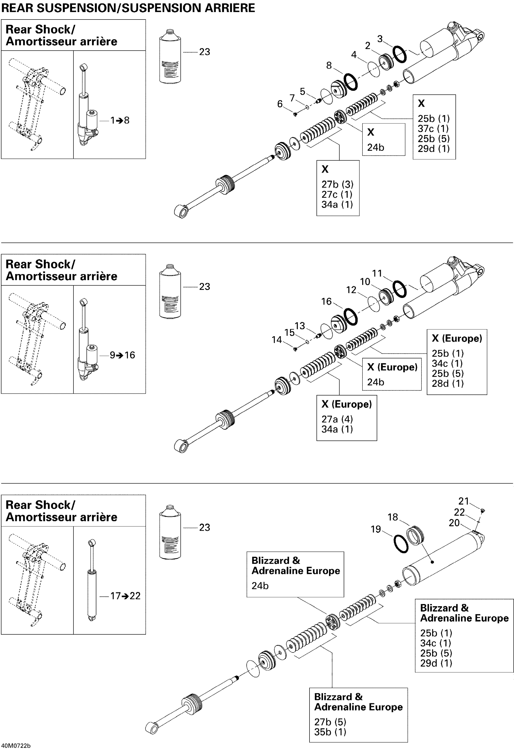 Take Apart Shock, Rear 2, ADR EUR