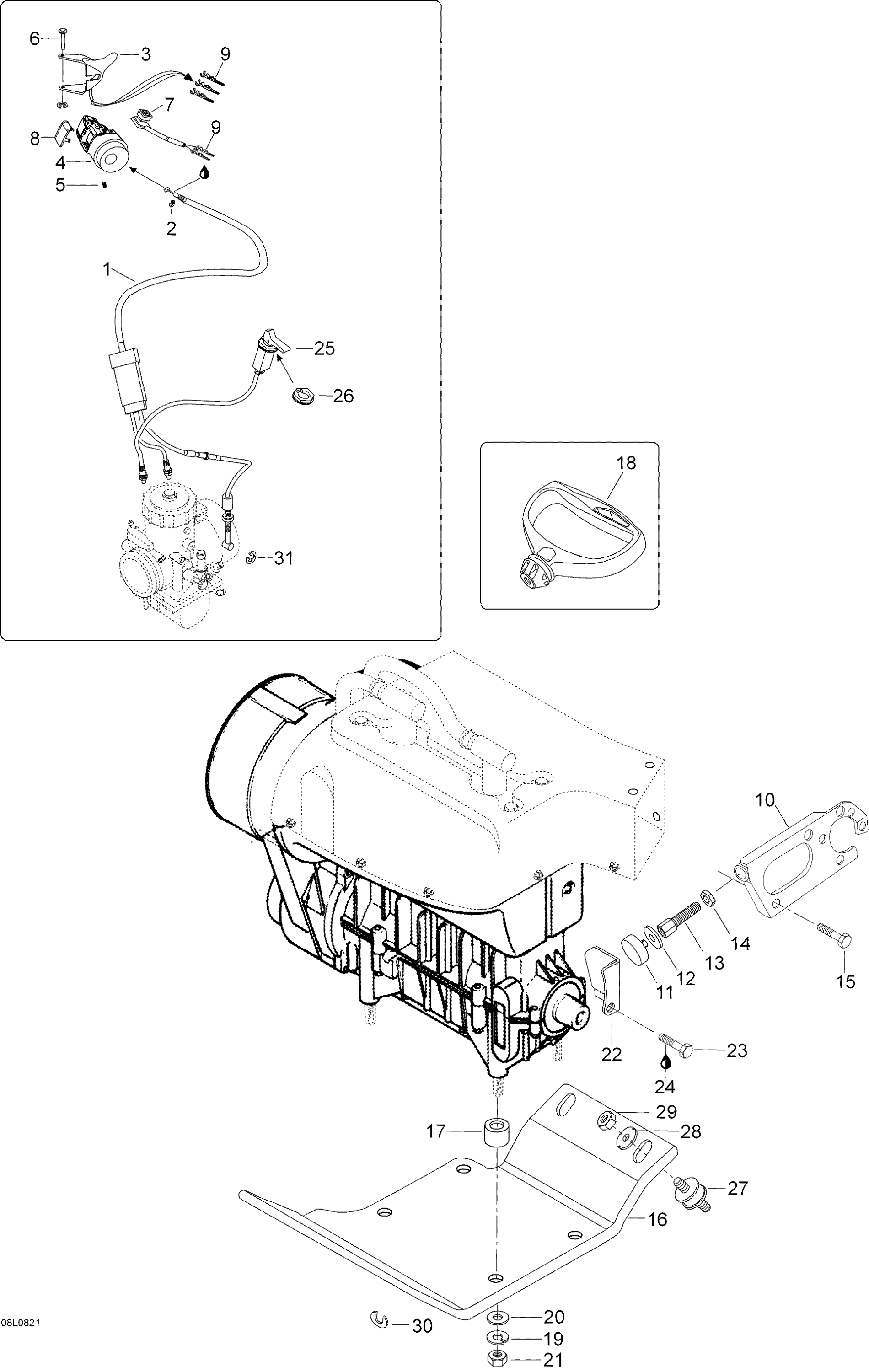 Engine And Engine Support