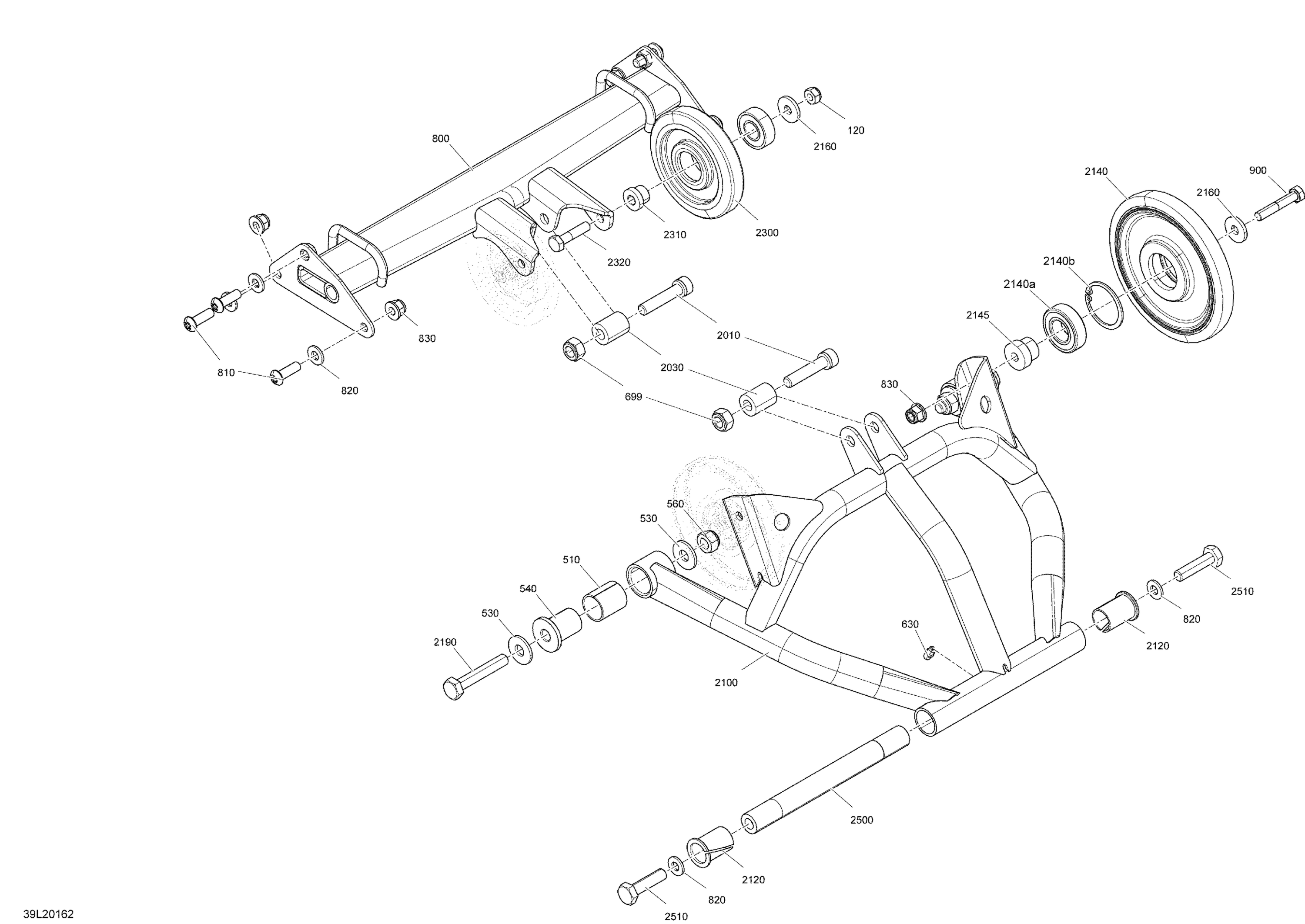 Suspension, Rear - Upper Section - RE 3700