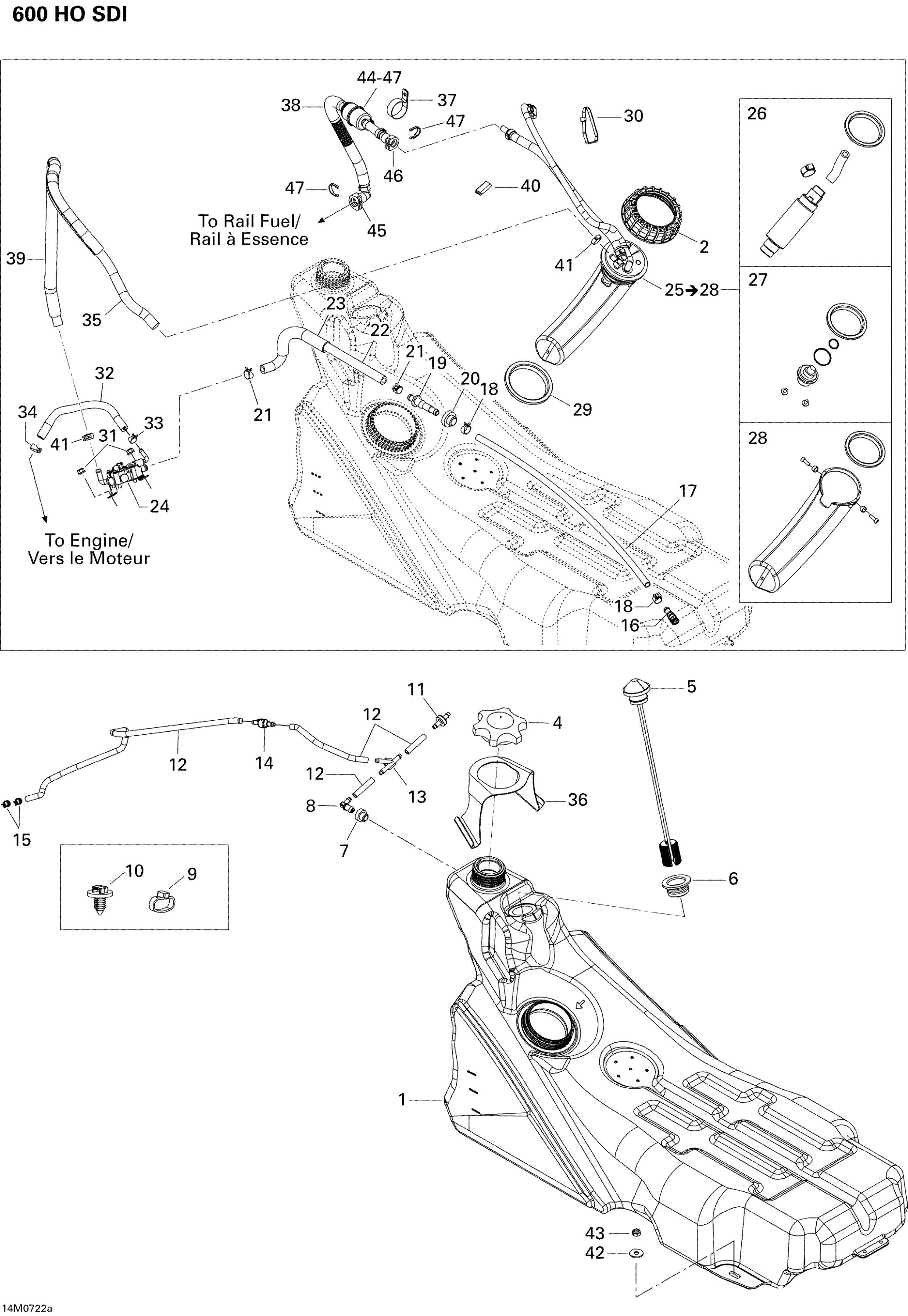 Fuel System 600 HO SDI