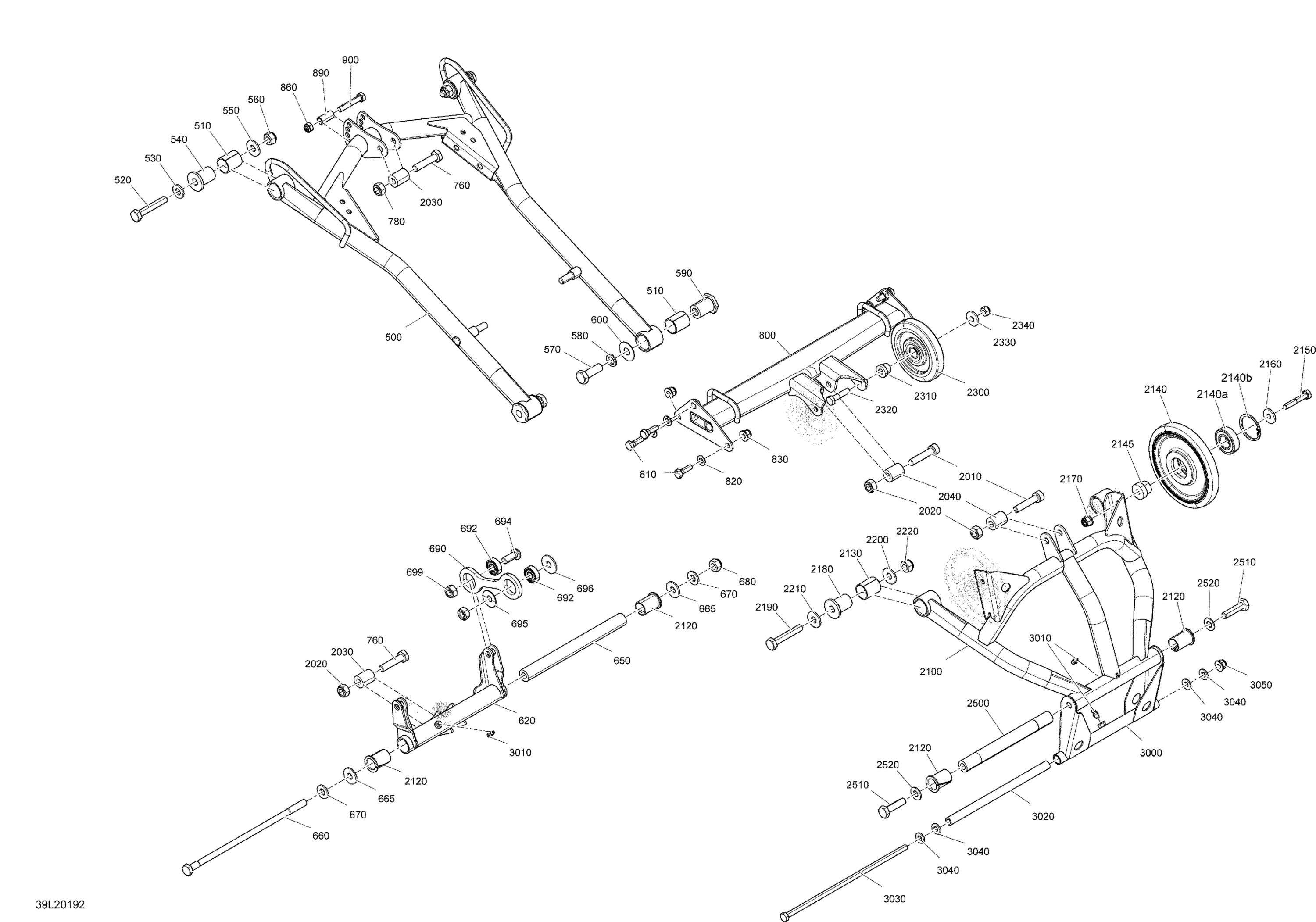 Suspension, Rear - Upper Section