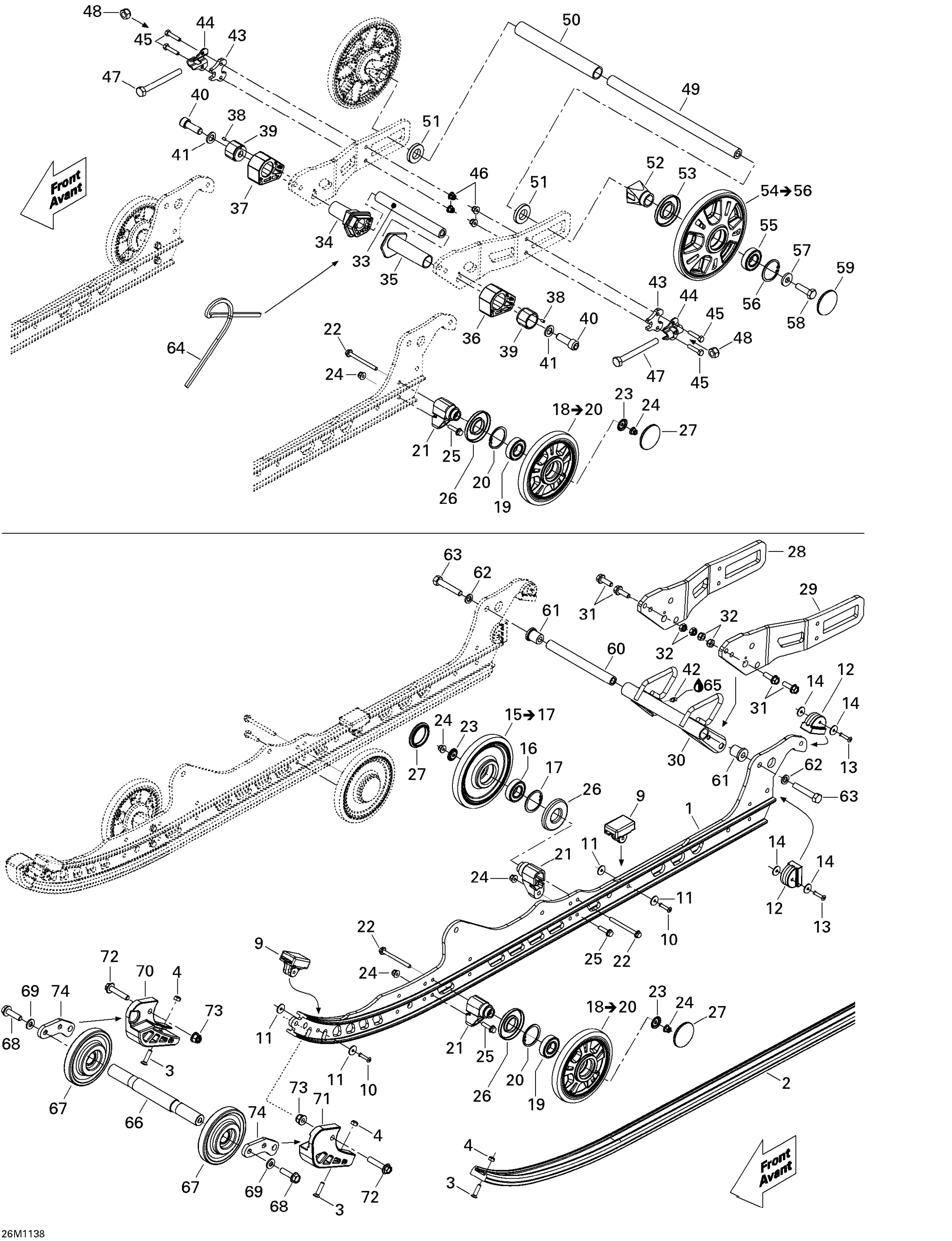 Схема узла: Rear Suspension