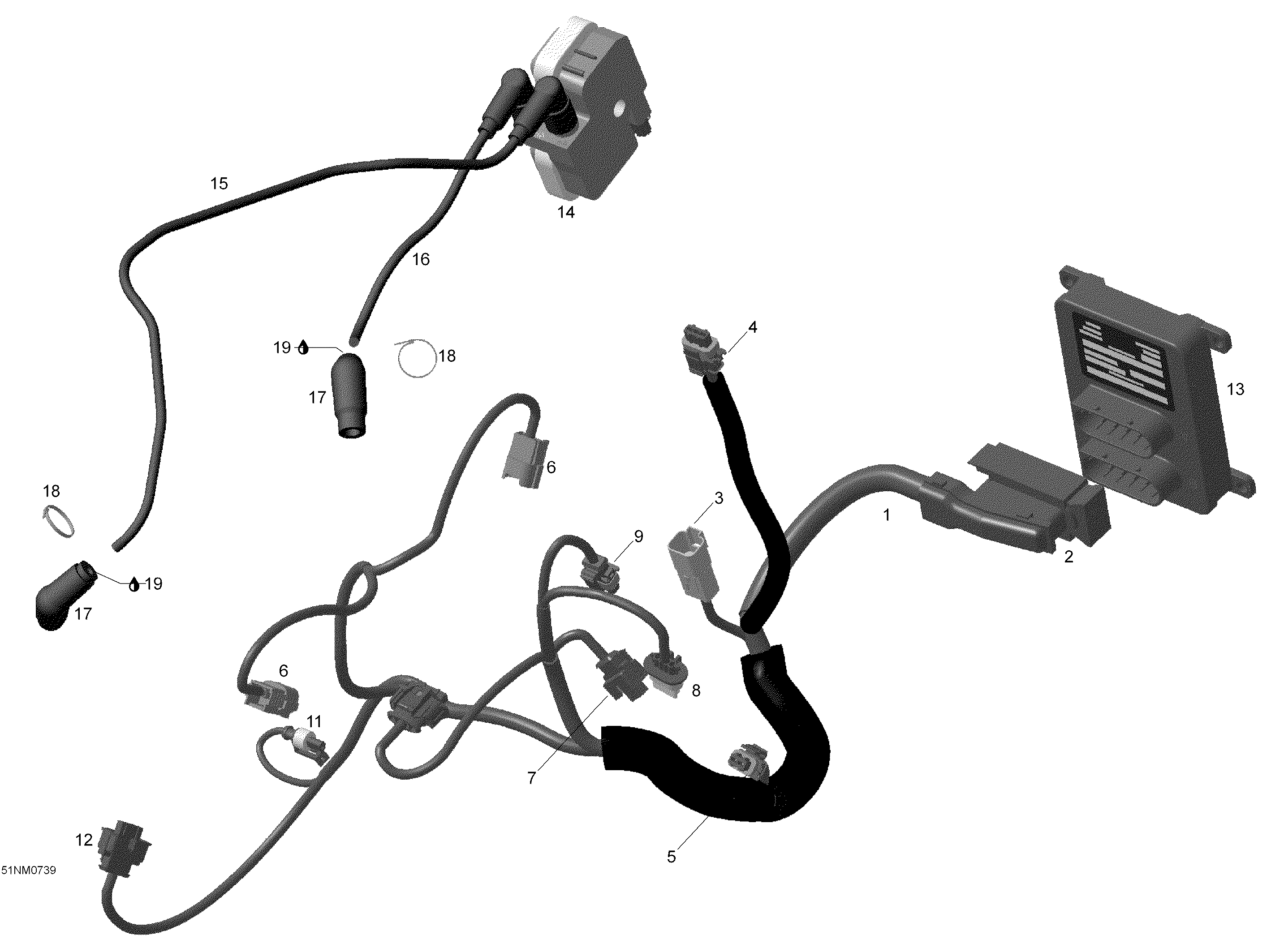 Engine harness and Electronic Module