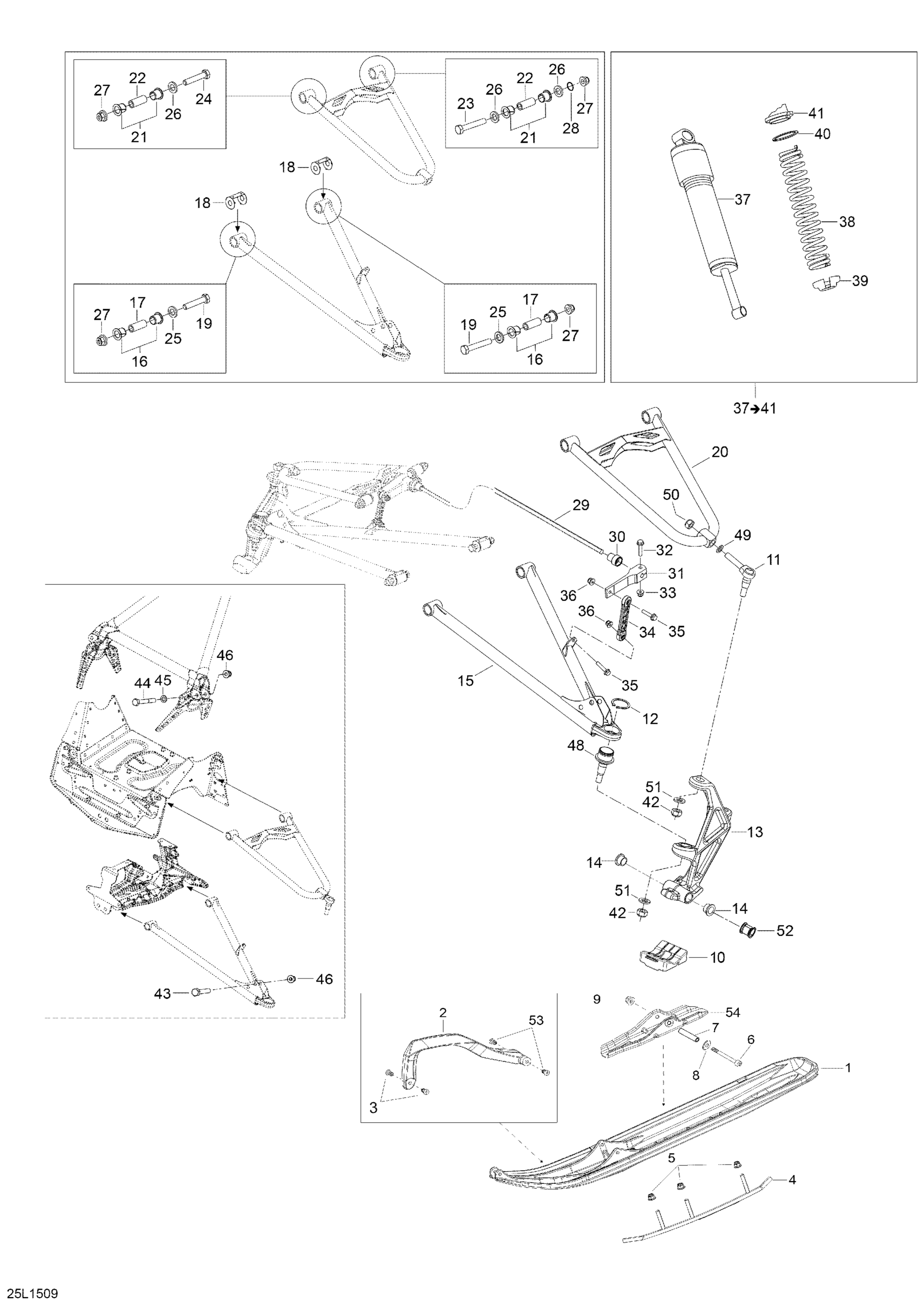 Front Suspension And Ski