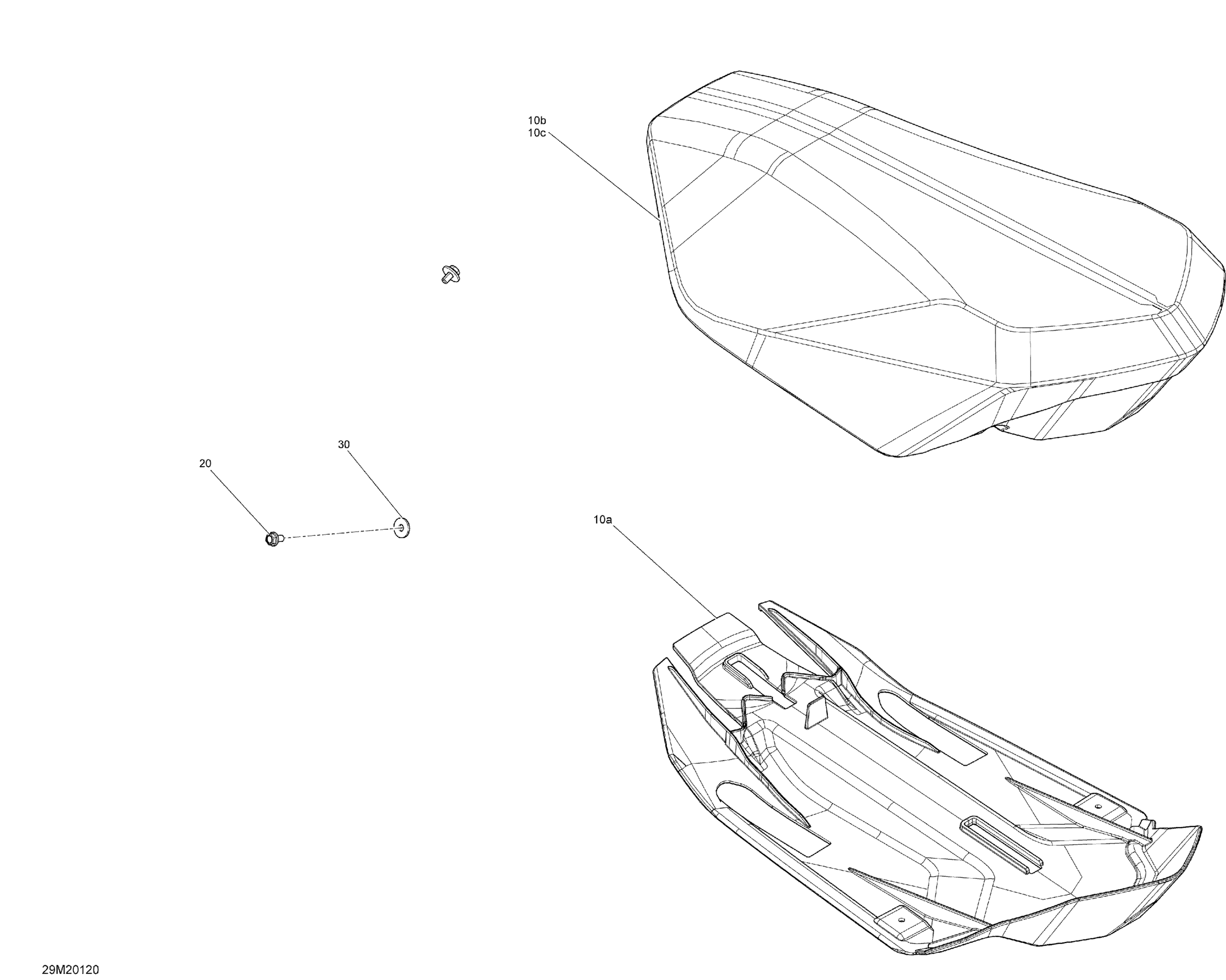 Seat - Main Section - X