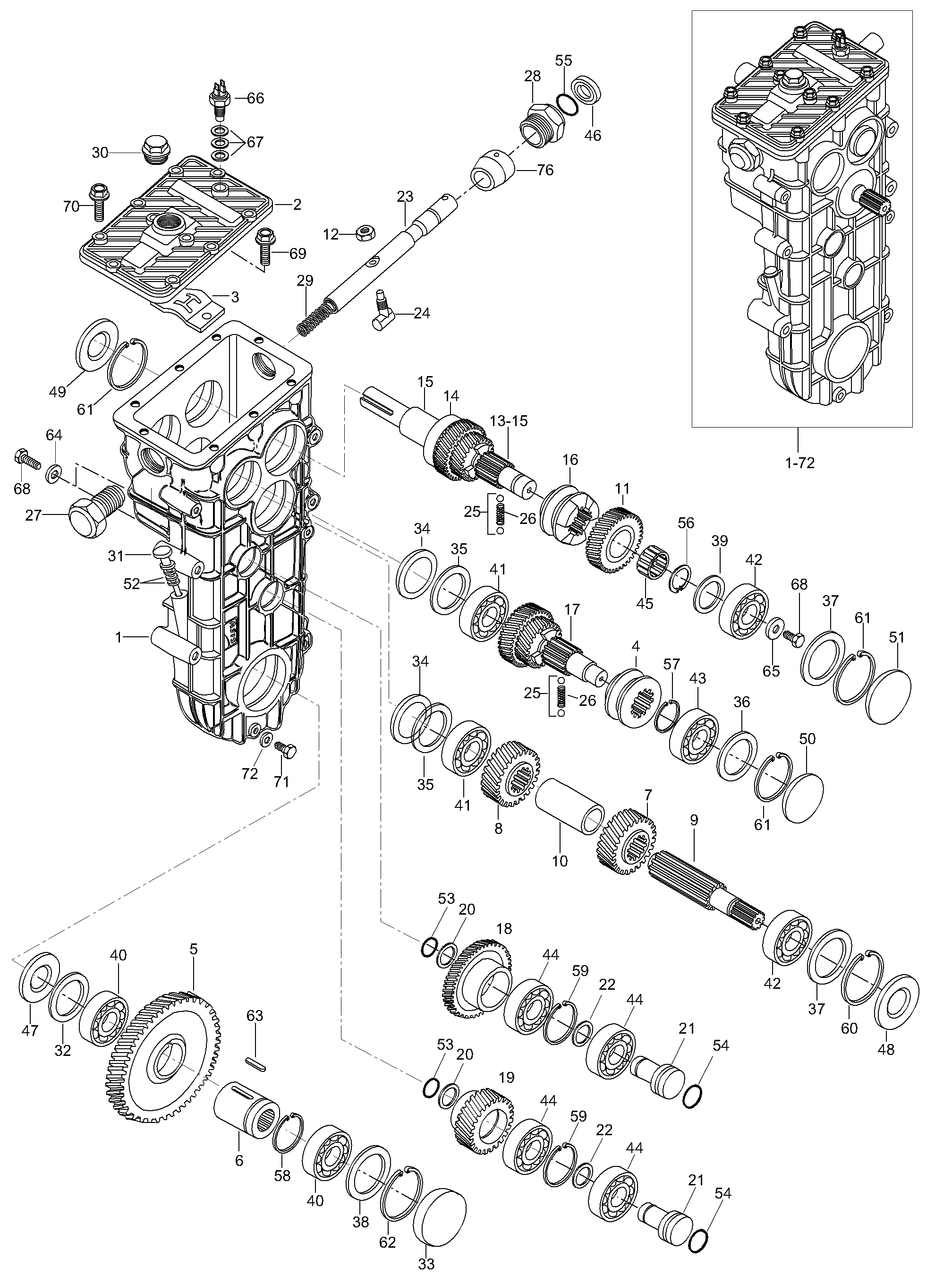 Схема узла: Gearbox