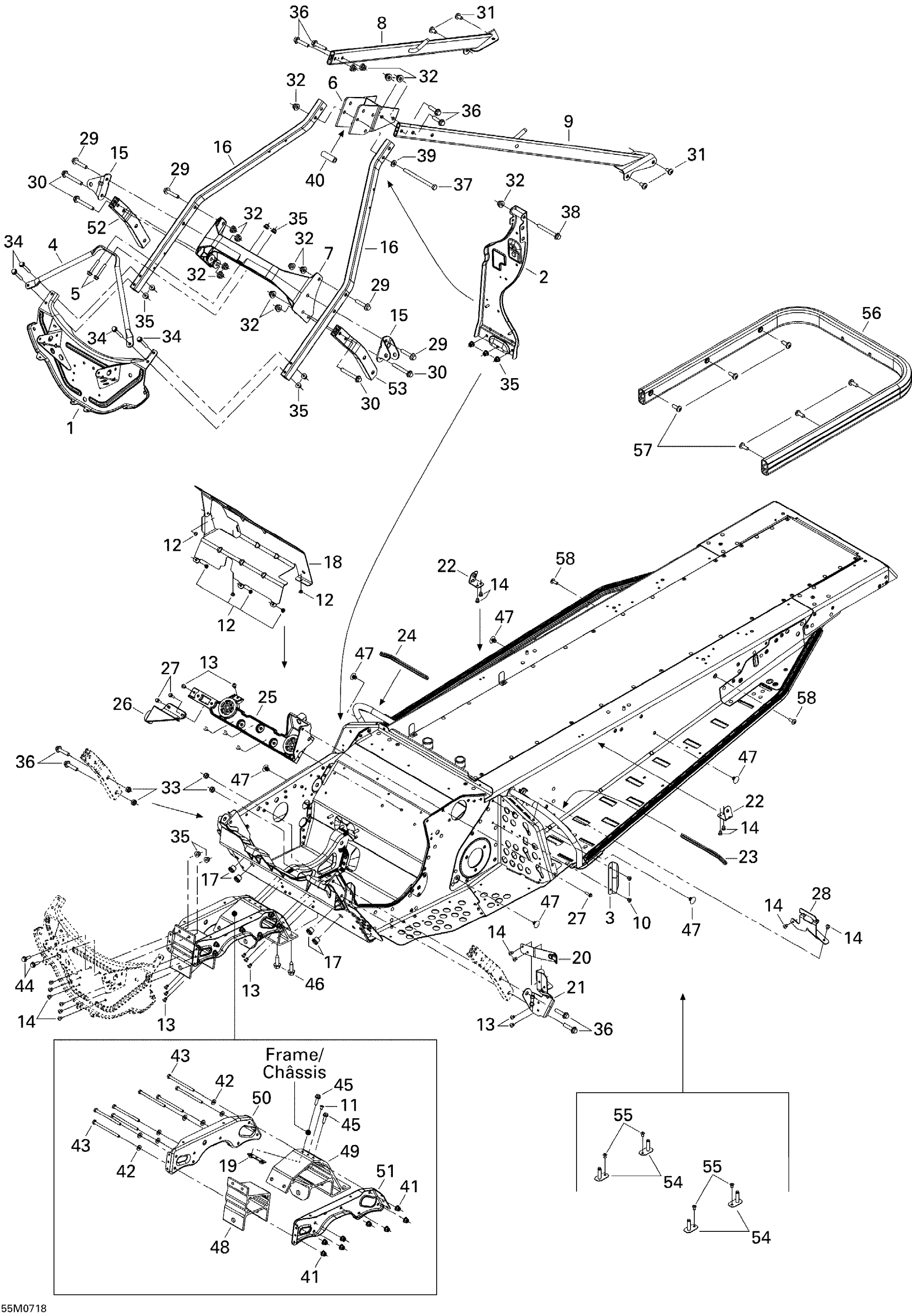 Схема узла: Frame and Components