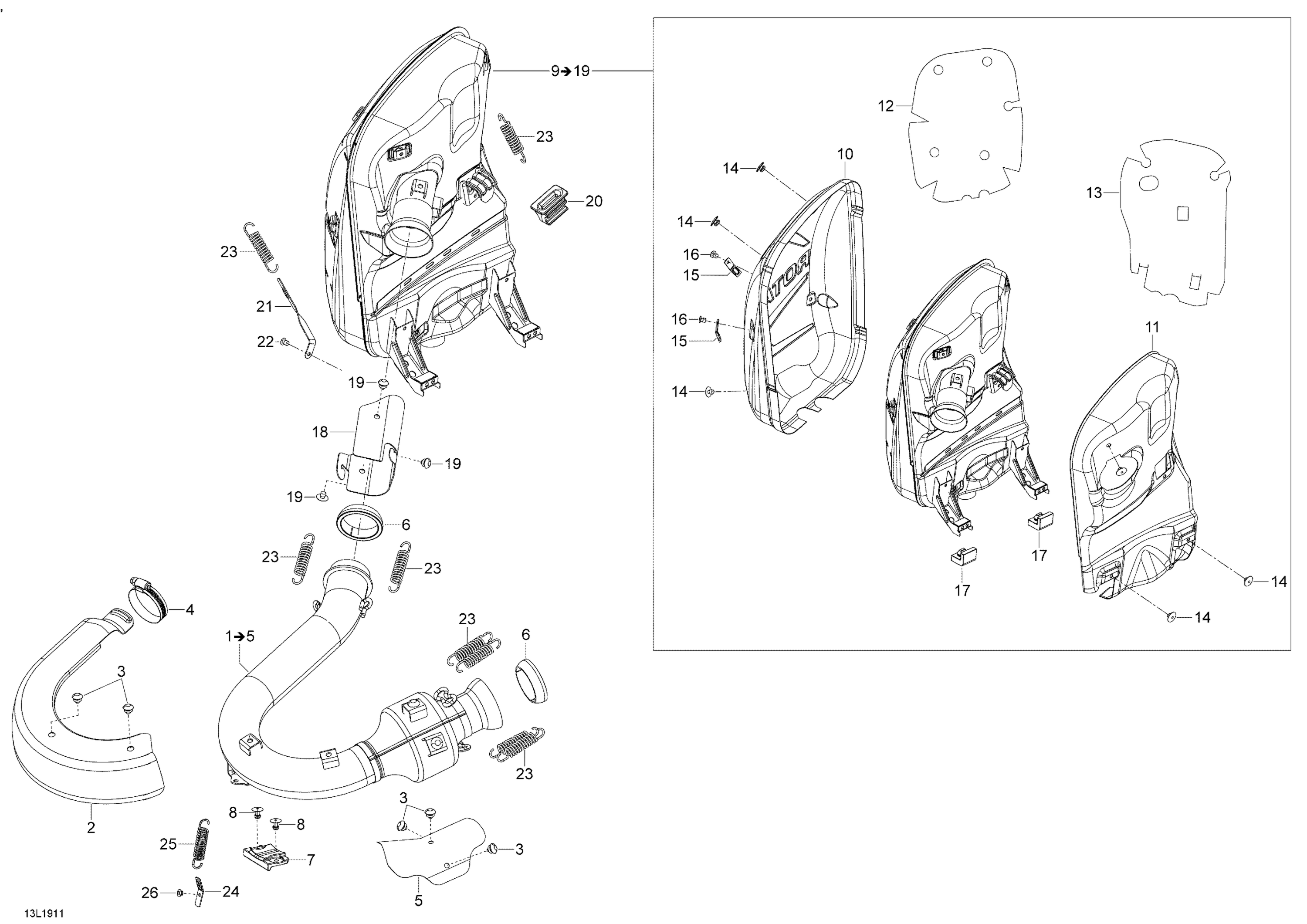 Exhaust - 1200 4-TEC