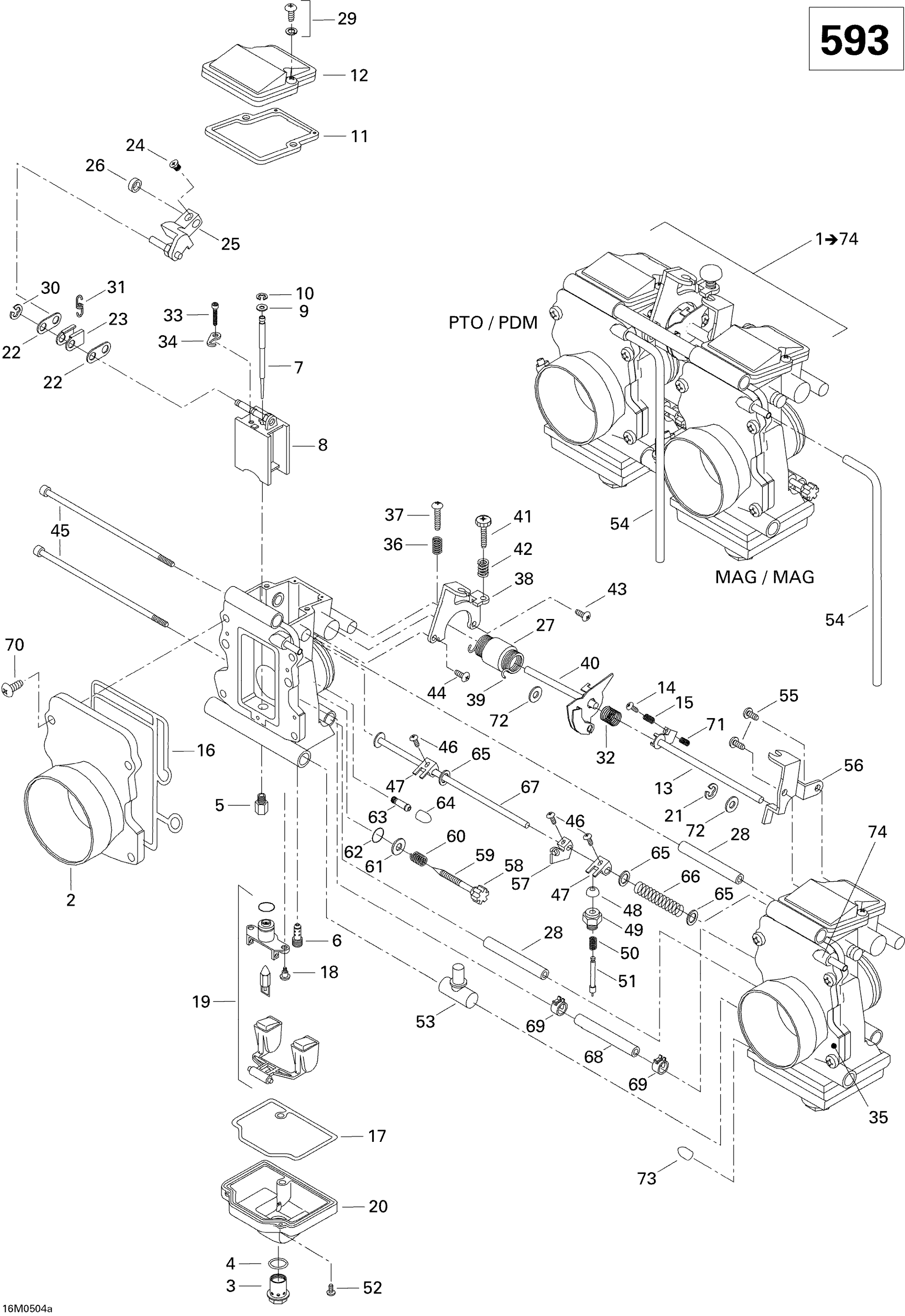 Схема узла: Carburetor 593