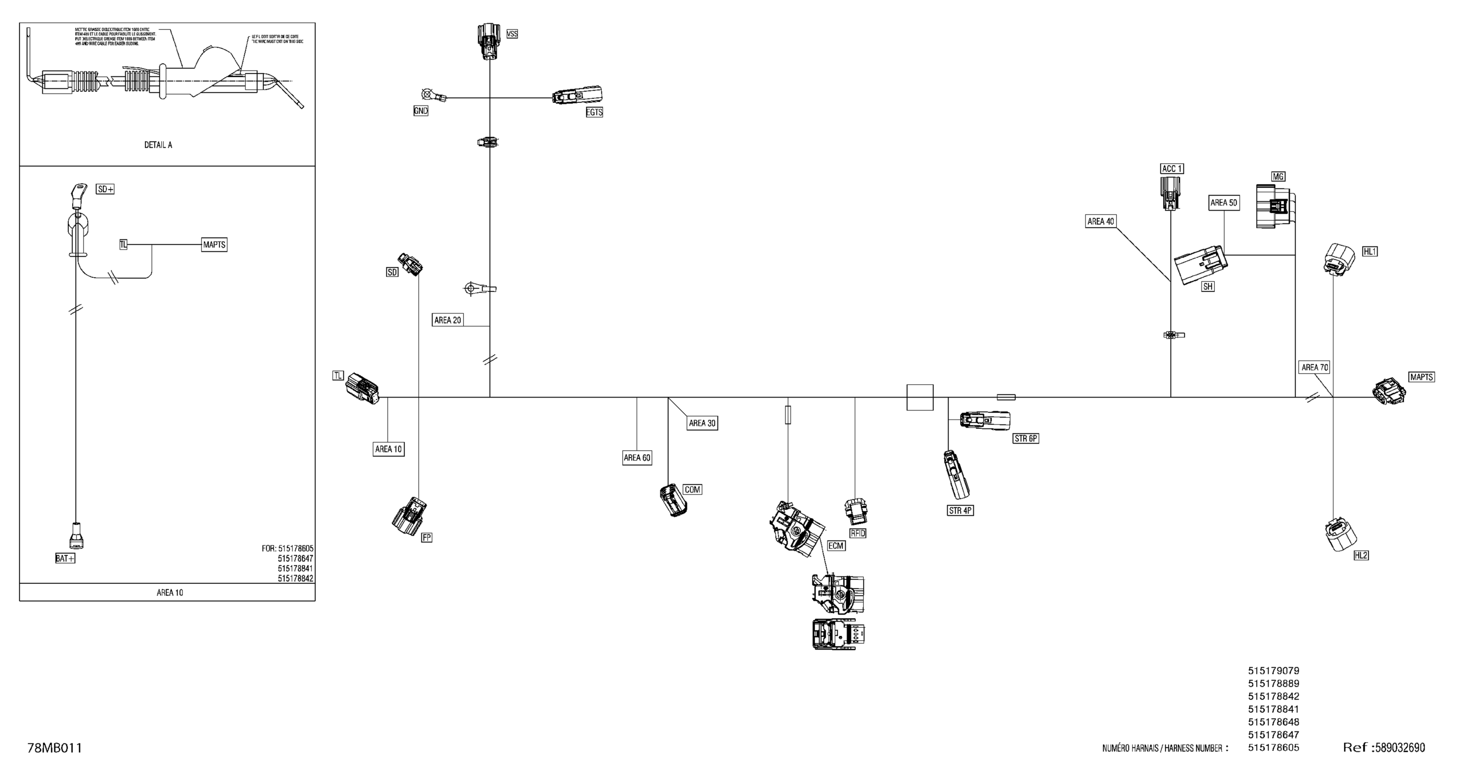 Electric - Main Harness - 515178605