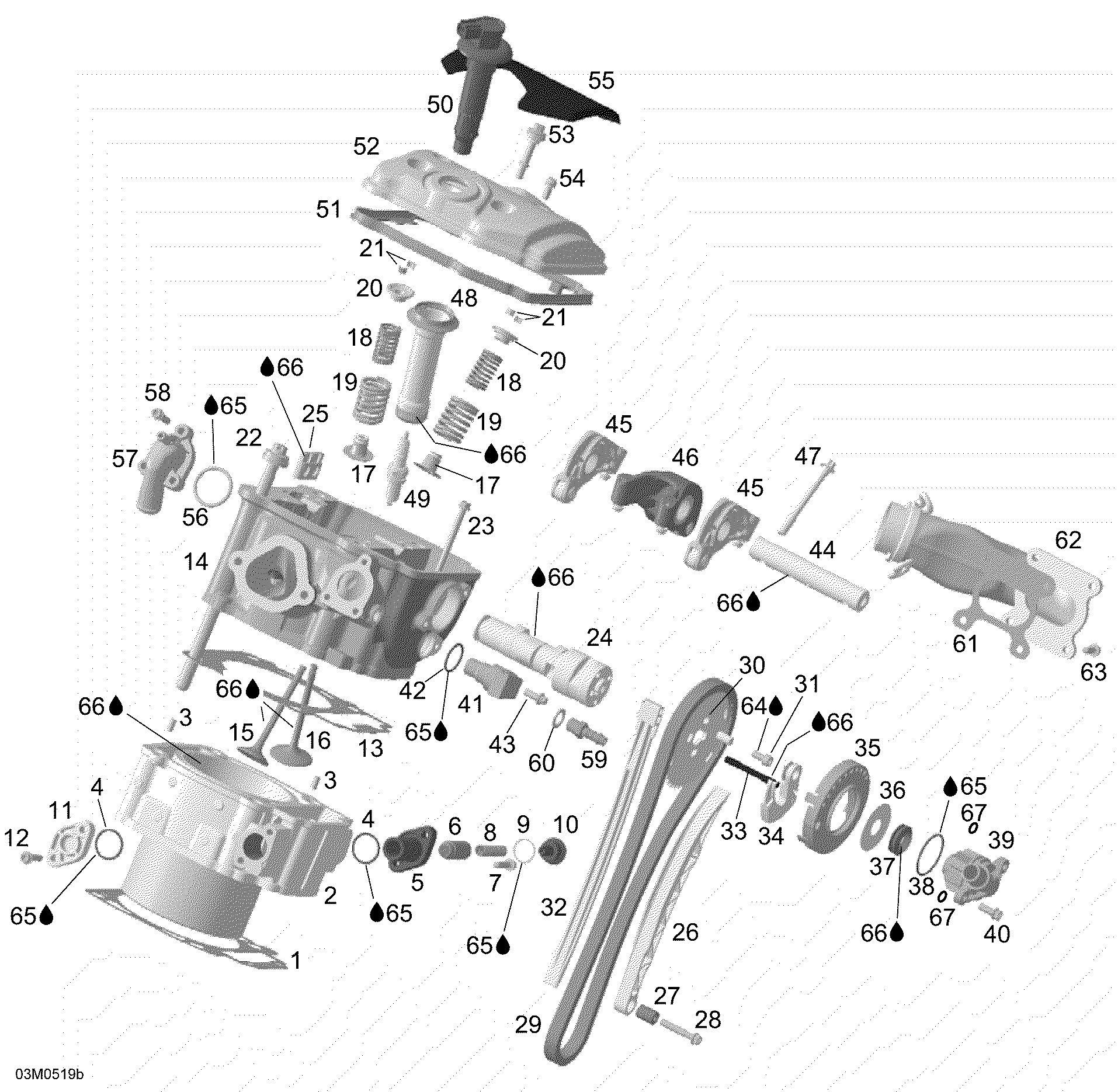 Cylinder and Cylinder Head, Rear Side