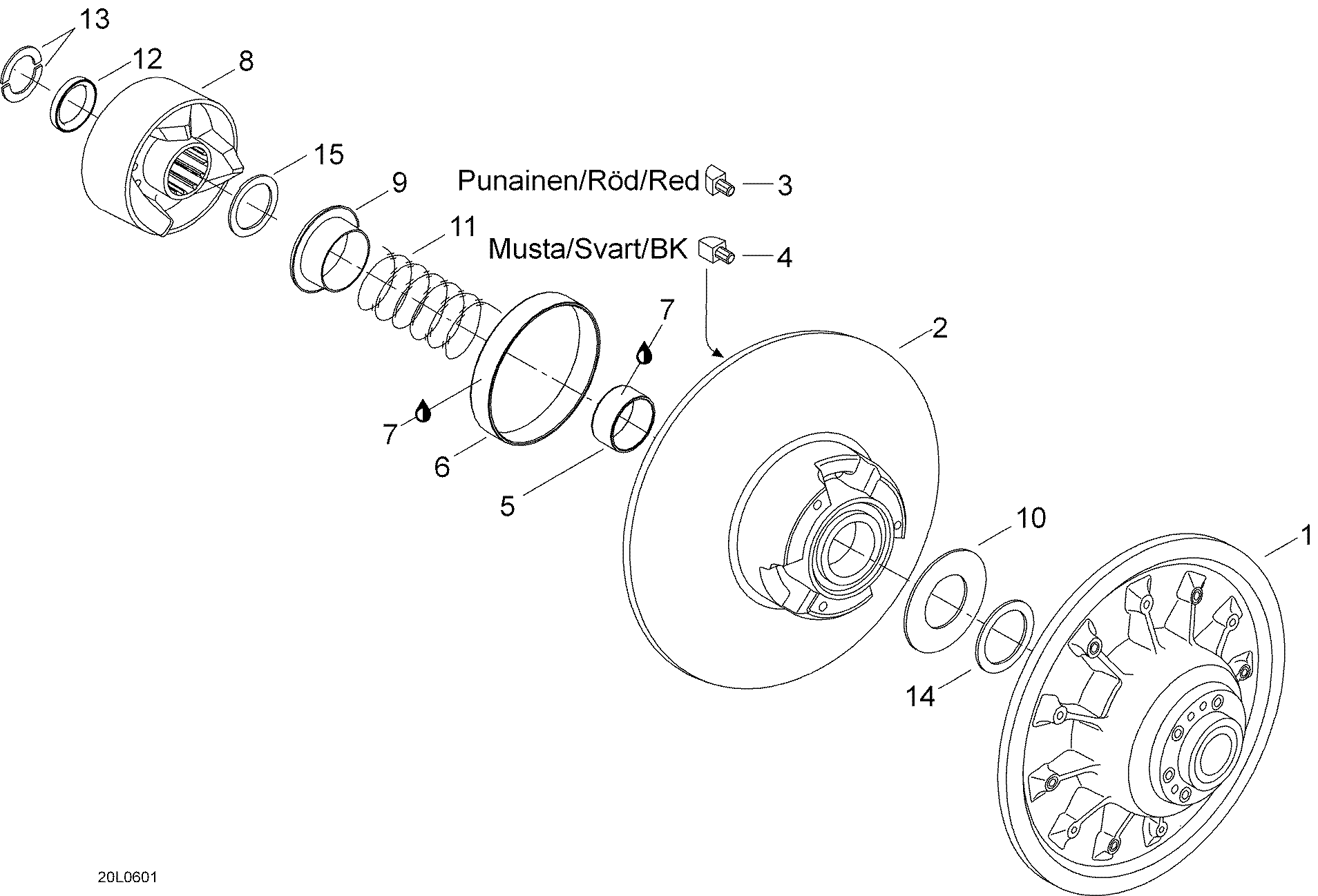 Driven Pulley