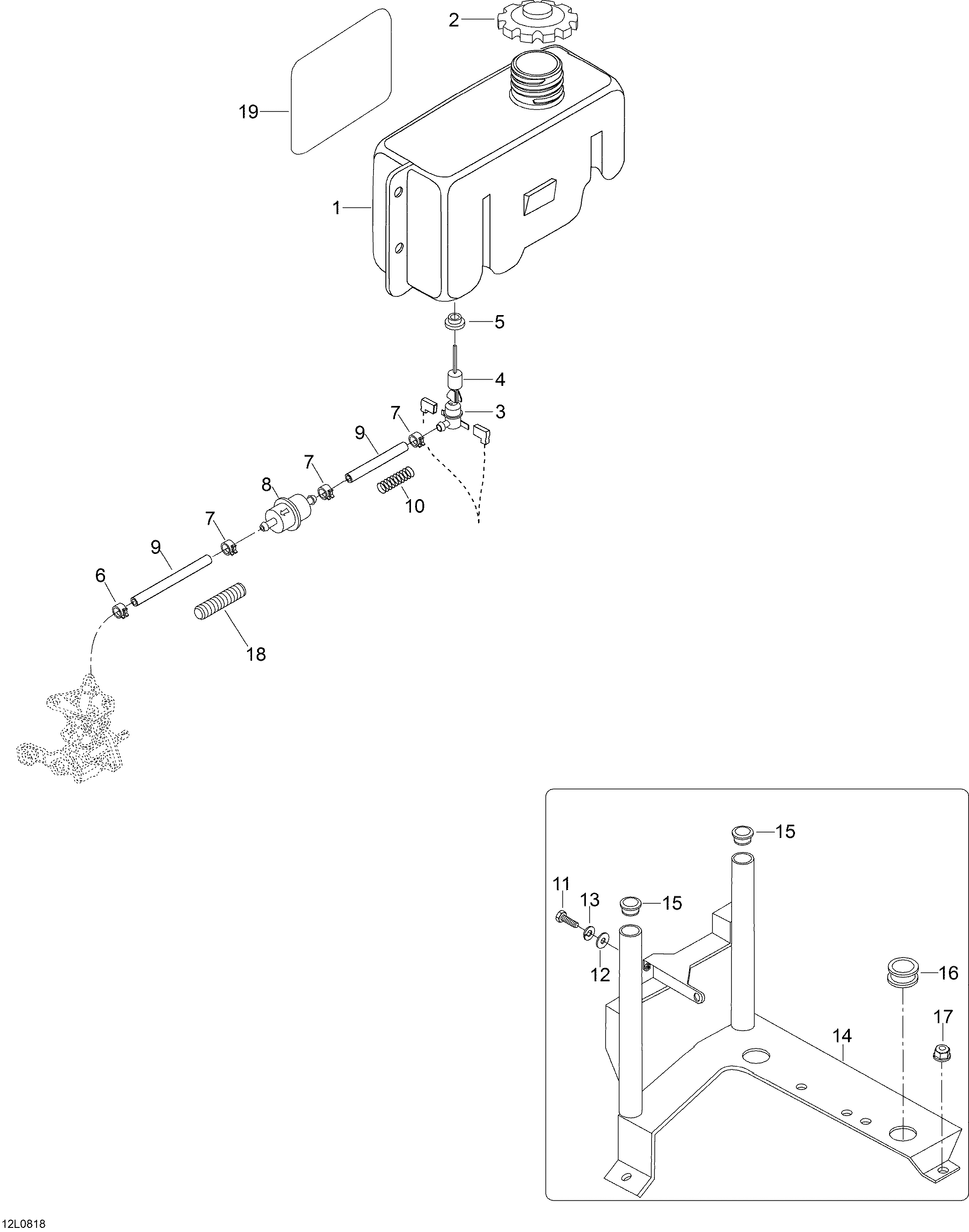 Oil Tank And Support