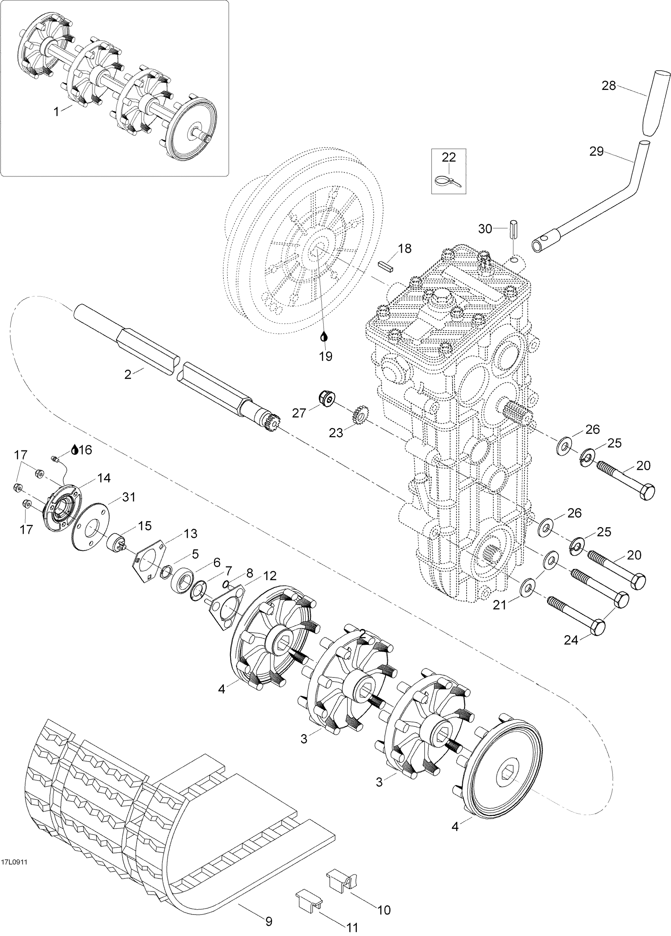 Схема узла: Drive System