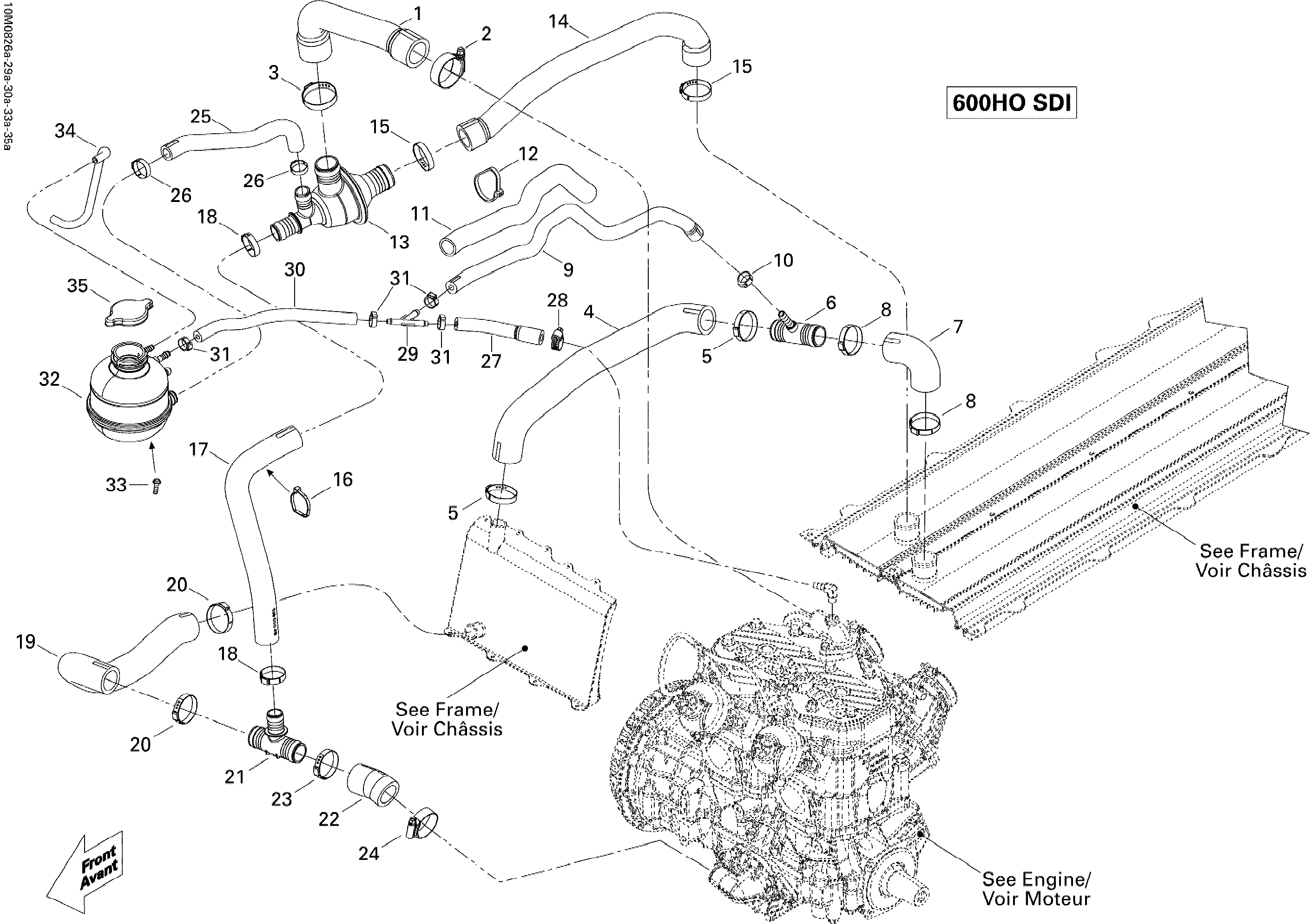 Cooling System 600HO SDI