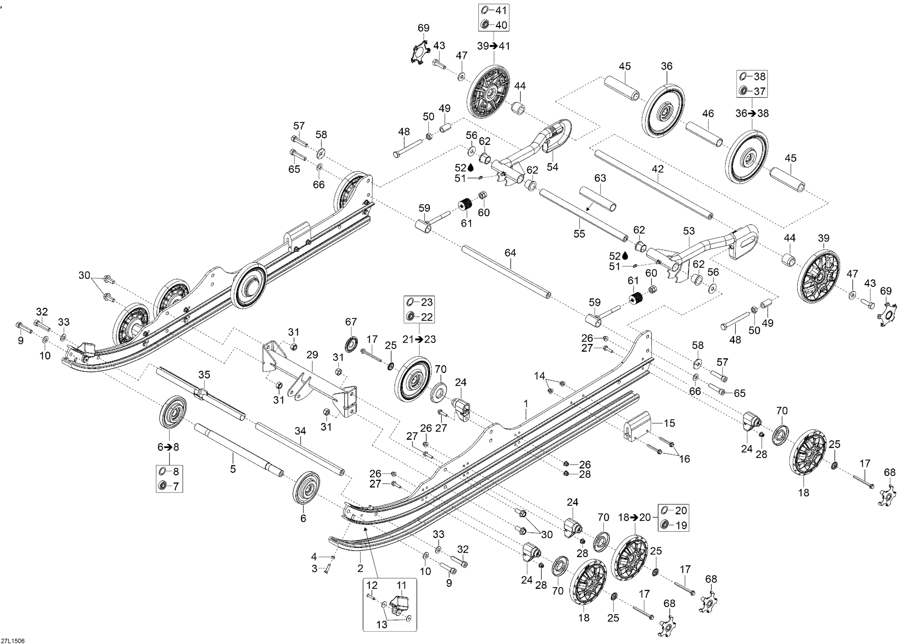 Схема узла: Rear Suspension