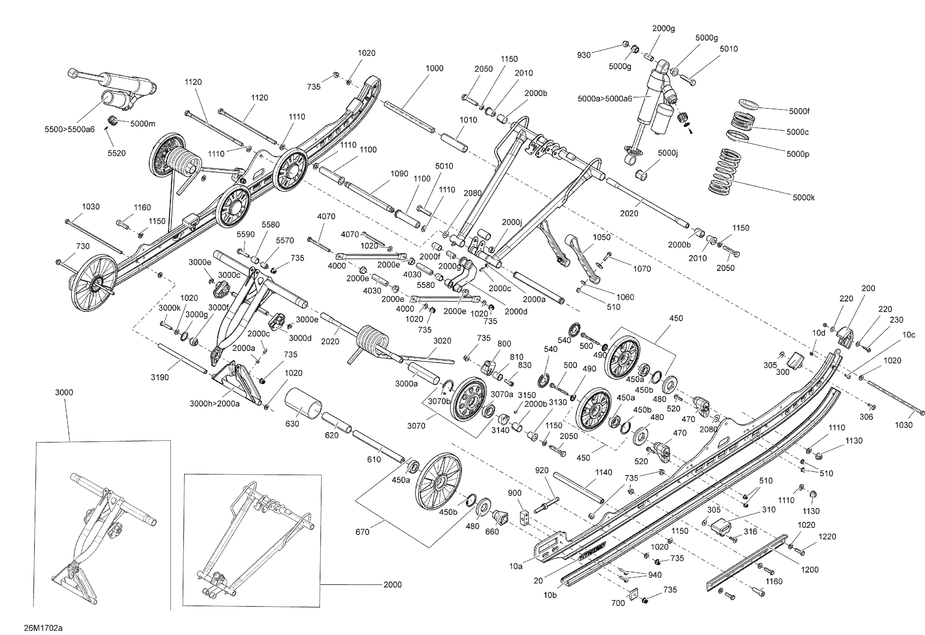 Rear Suspension - Model 146 and 154