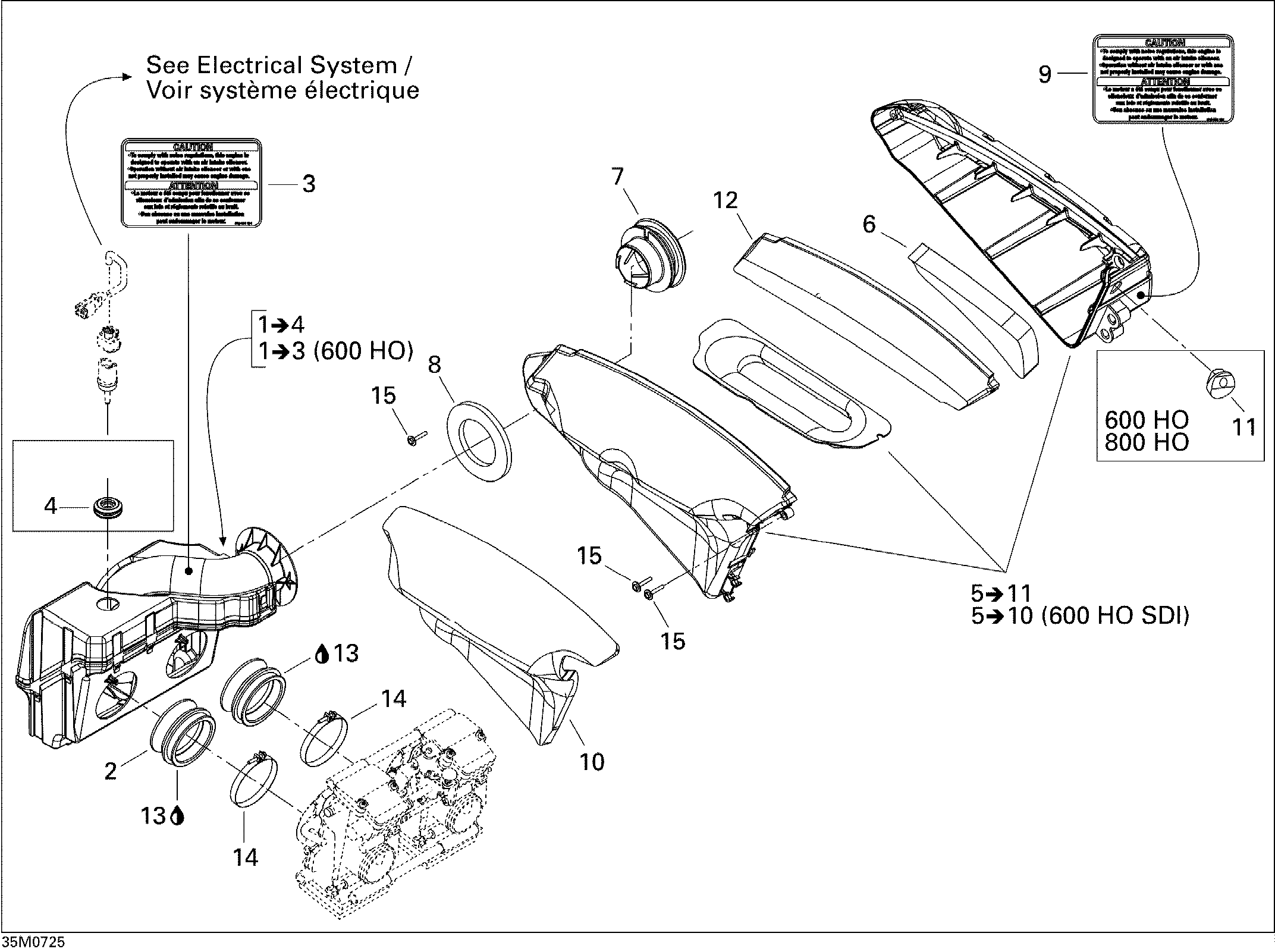 Air Intake System 500 SS