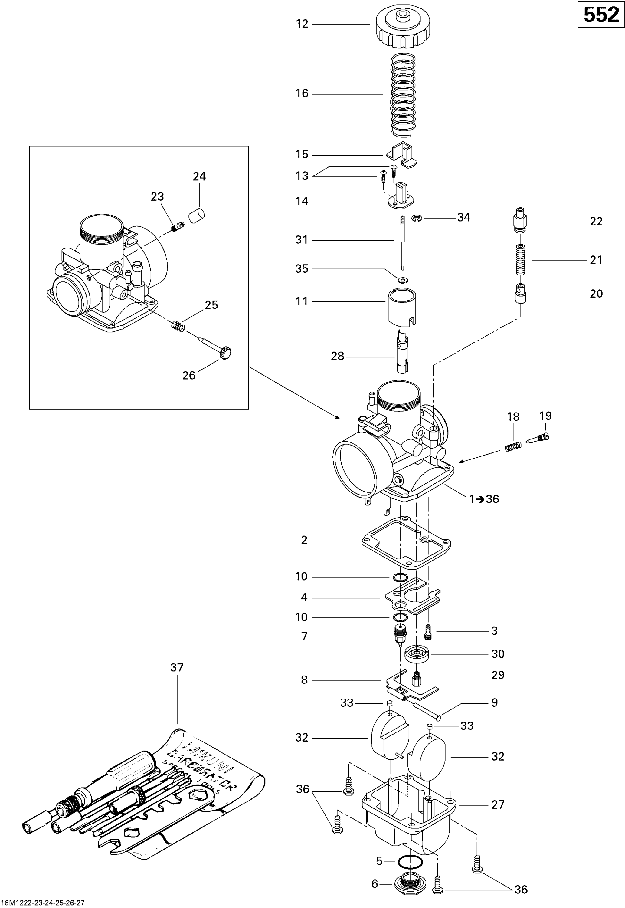 Схема узла: Carburetor