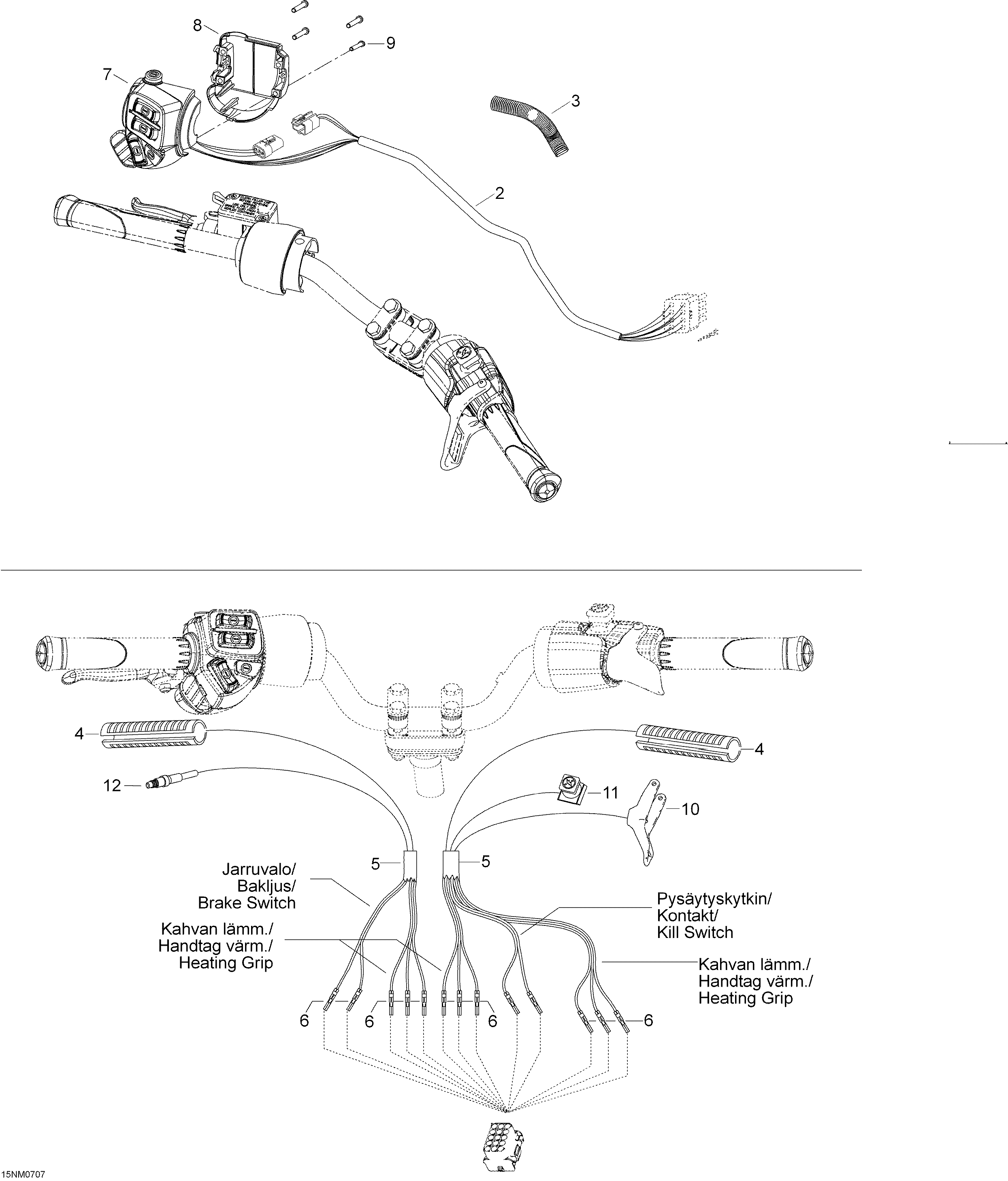 Схема узла: Steering Harness