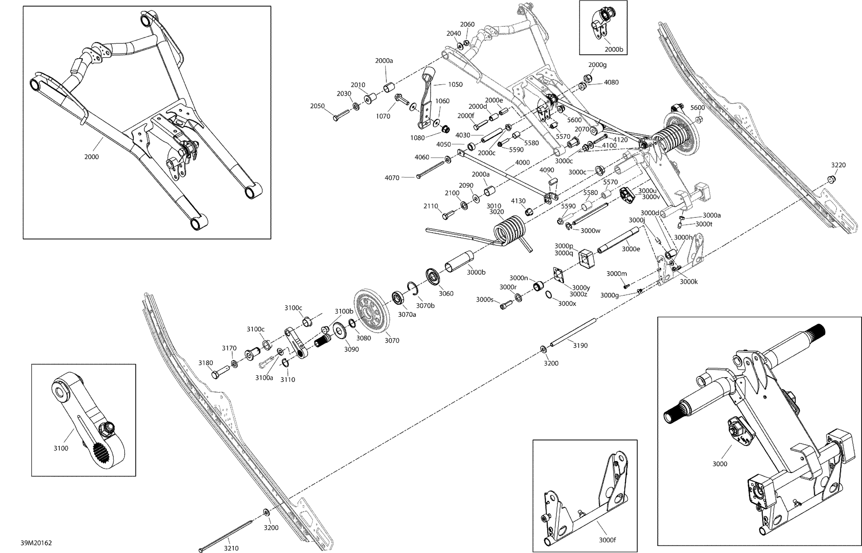 Suspension, Rear - Upper Section - LTD