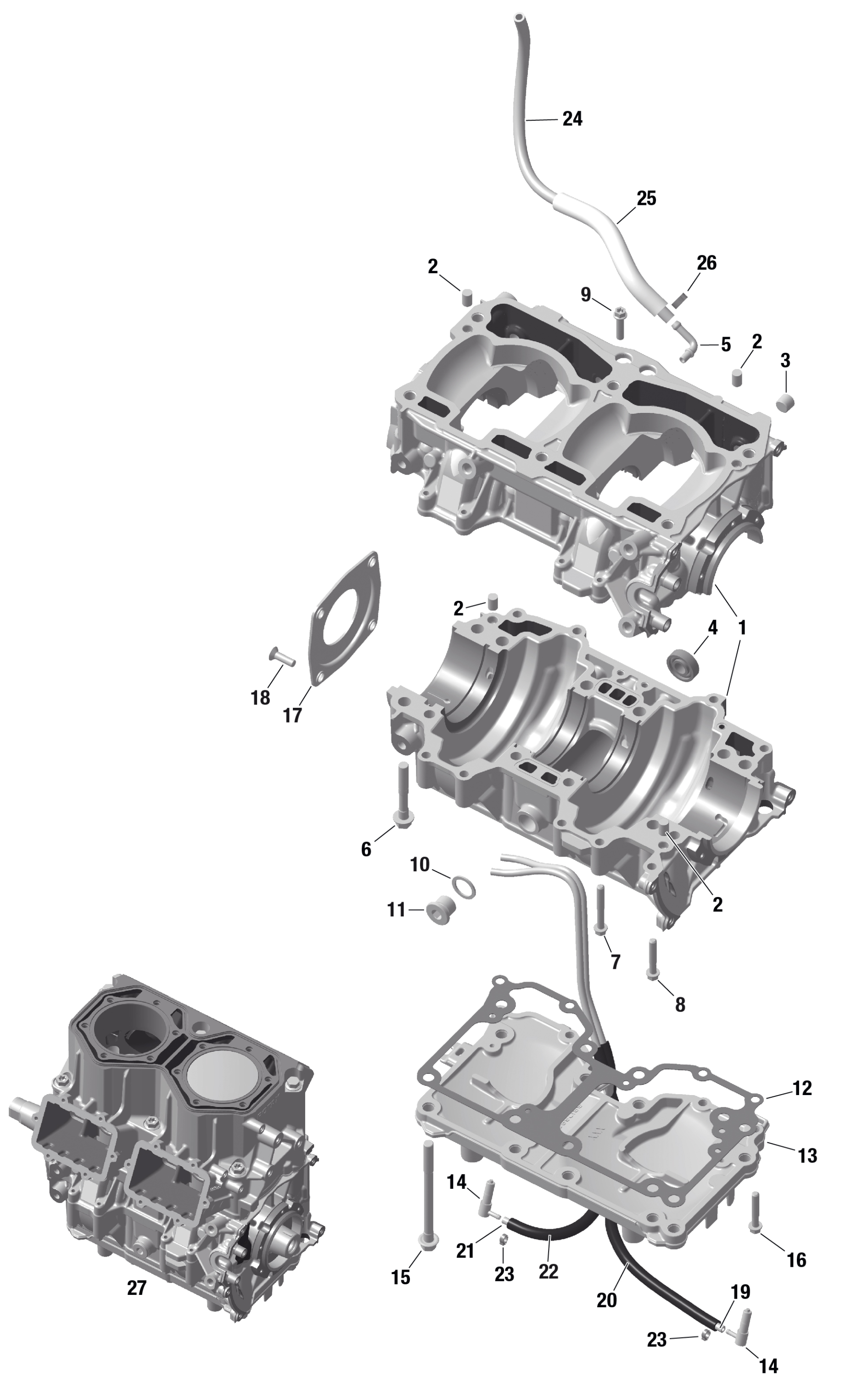 ROTAX - Crankcase