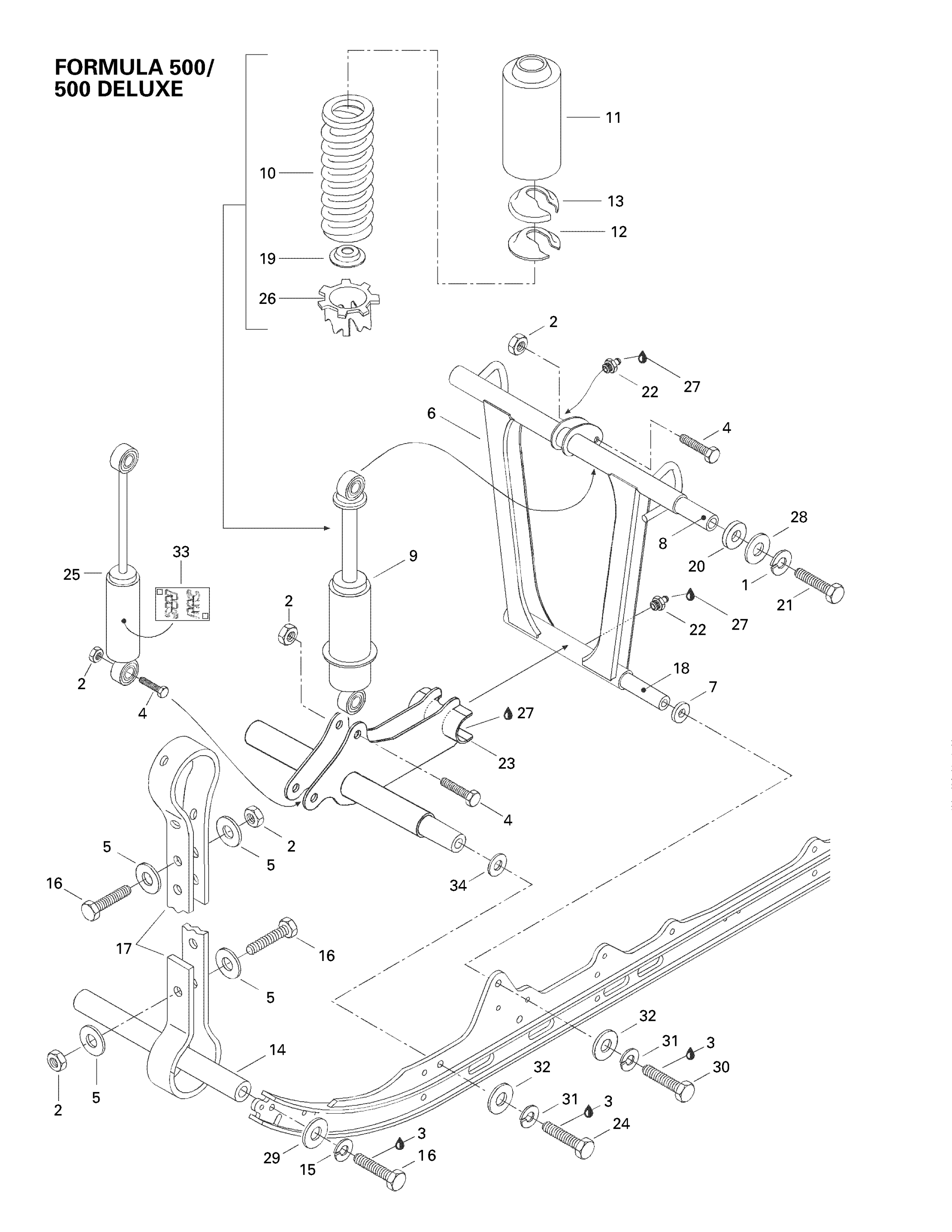 Схема узла: Front Arm, Rear Suspension