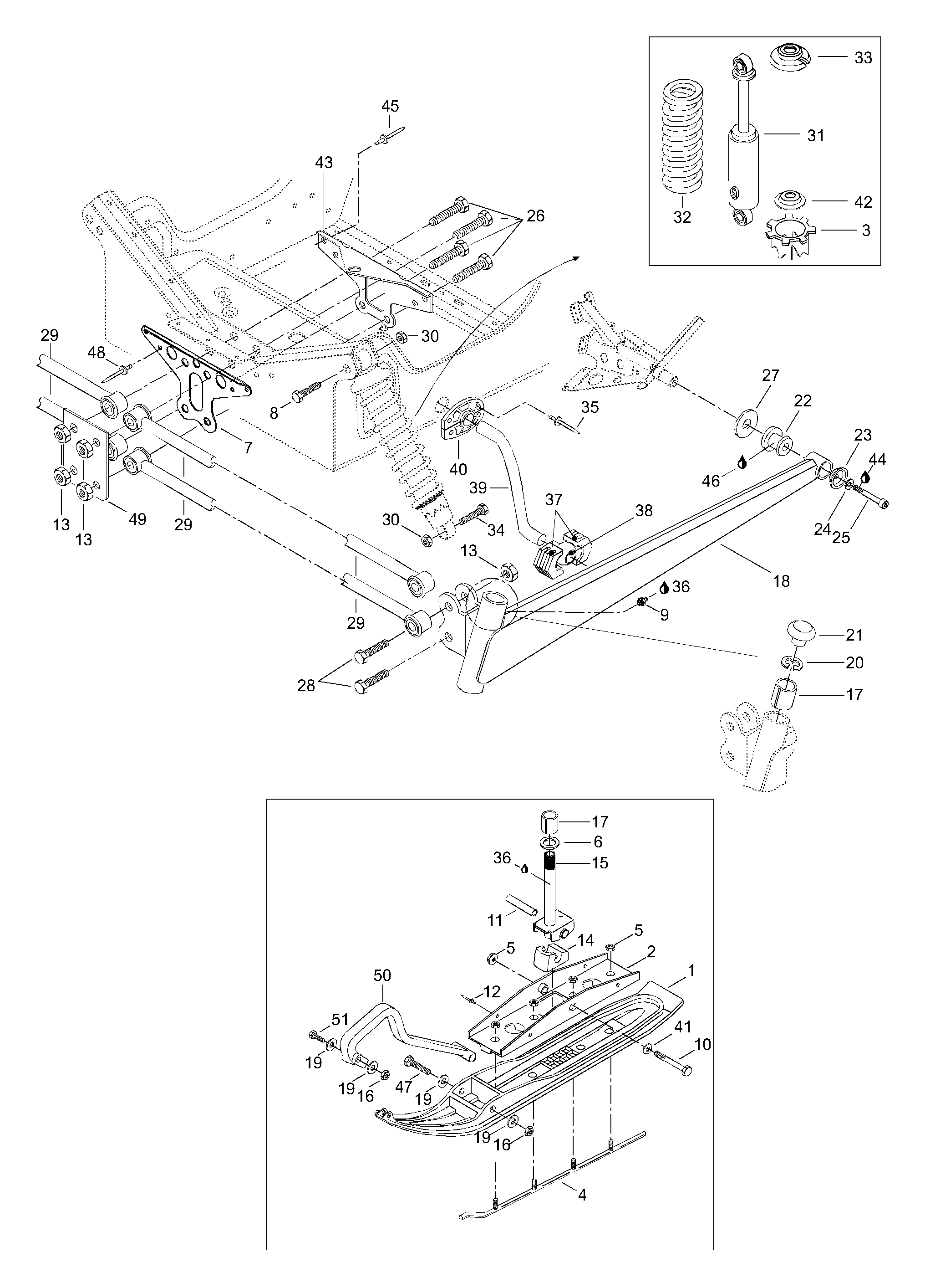 Схема узла: Front Suspension