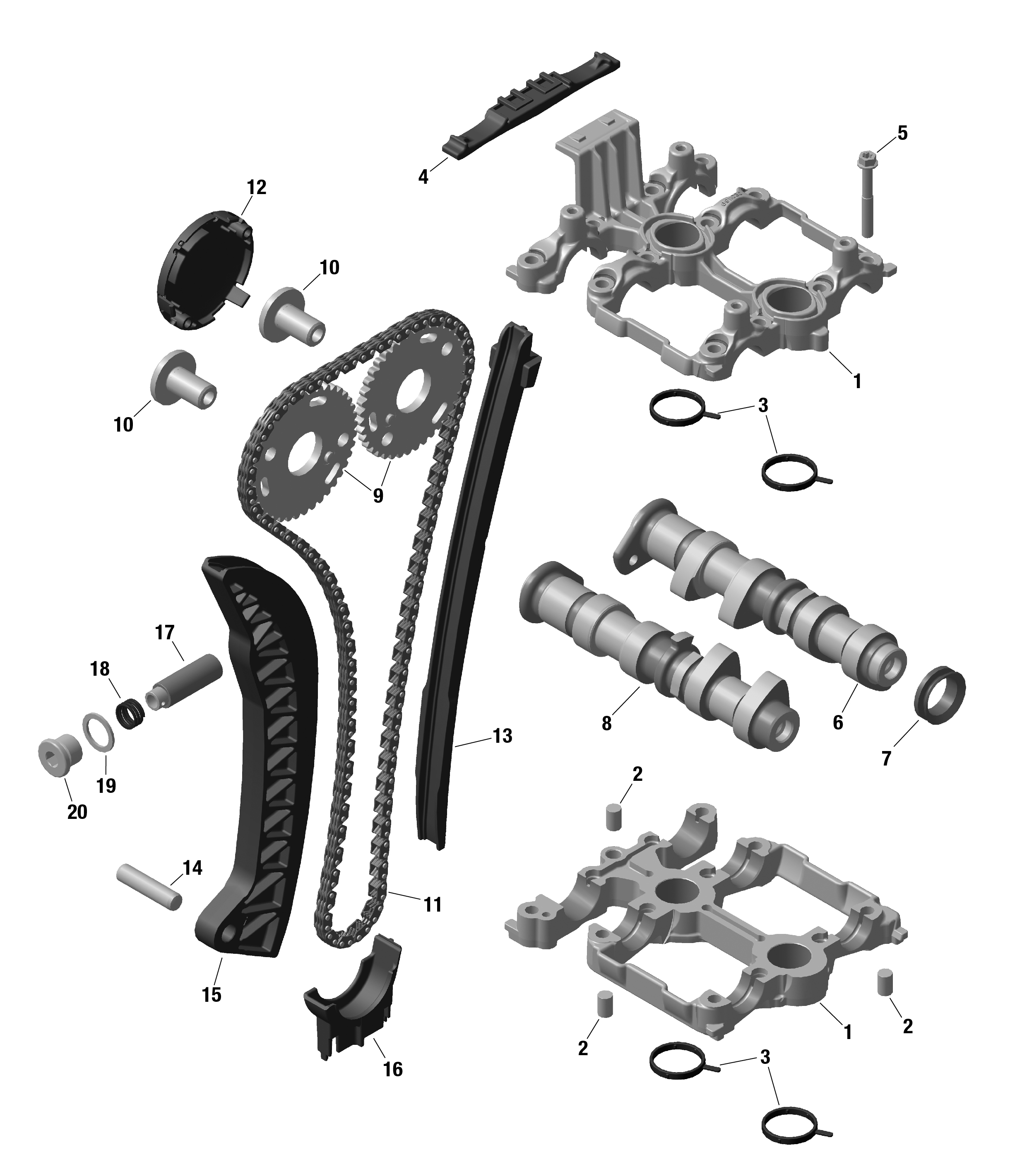 Схема узла: ROTAX - Valve Train