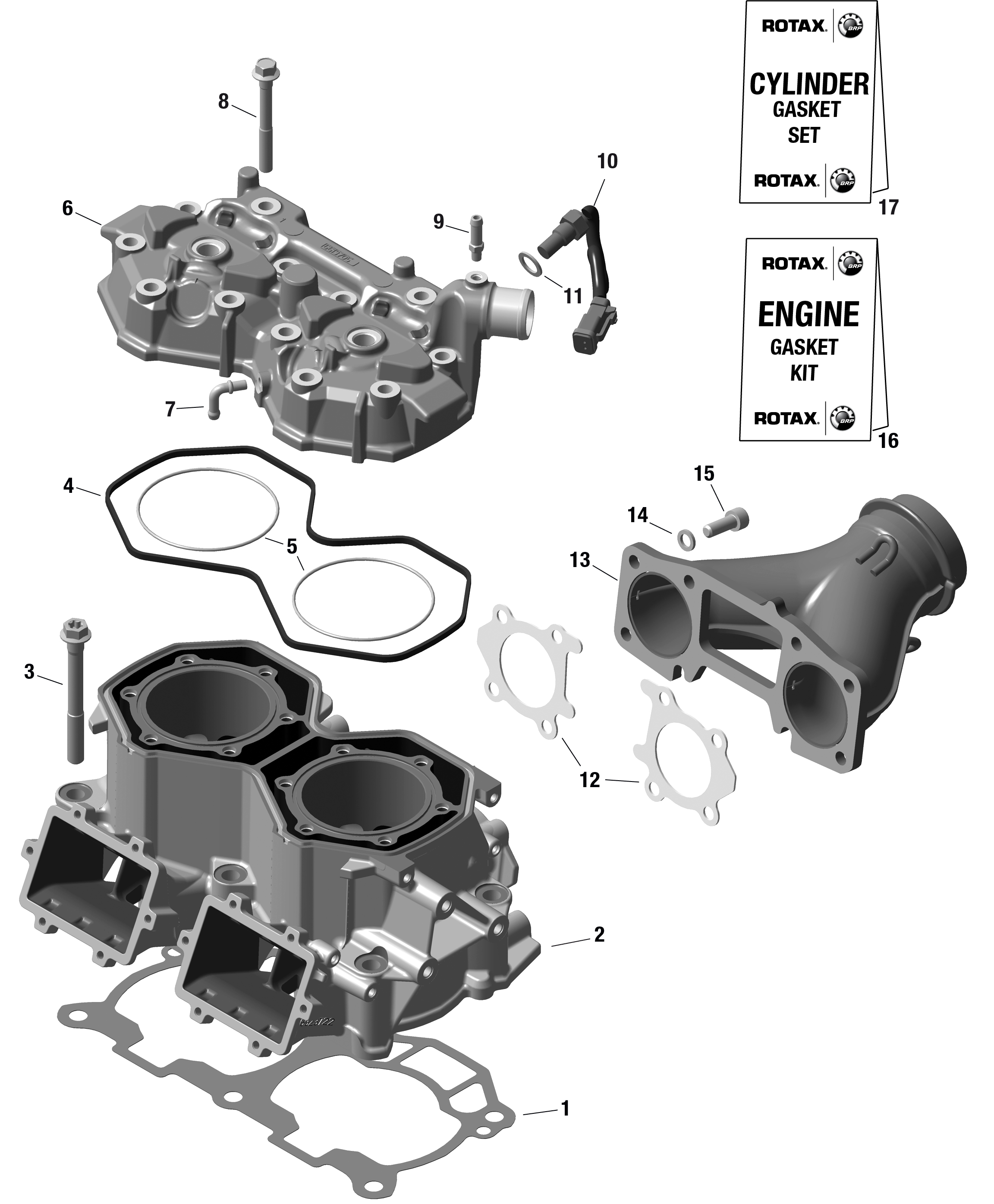 Rotax - Cylinder And Cylinder Head