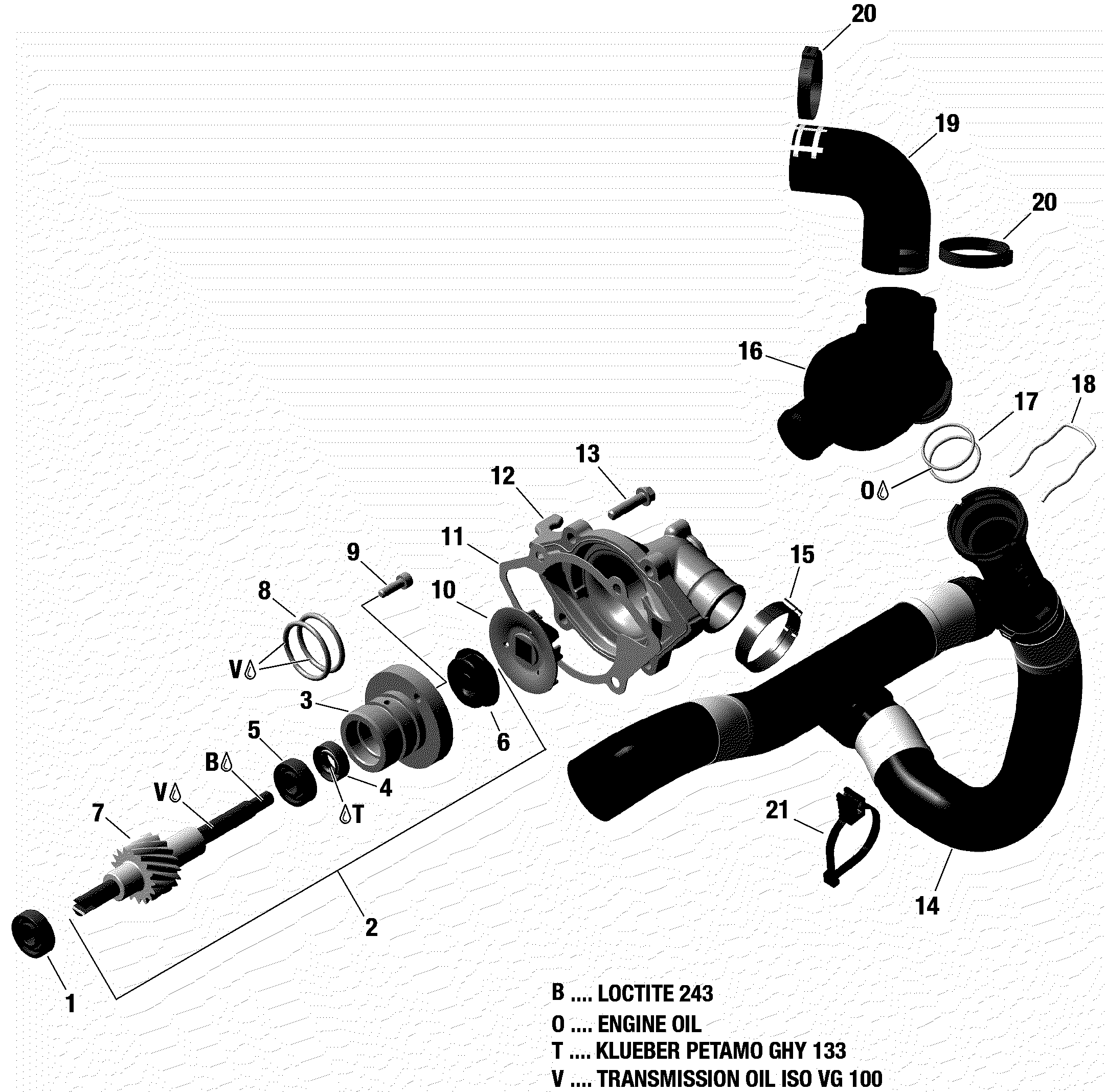 Схема узла: Engine Cooling