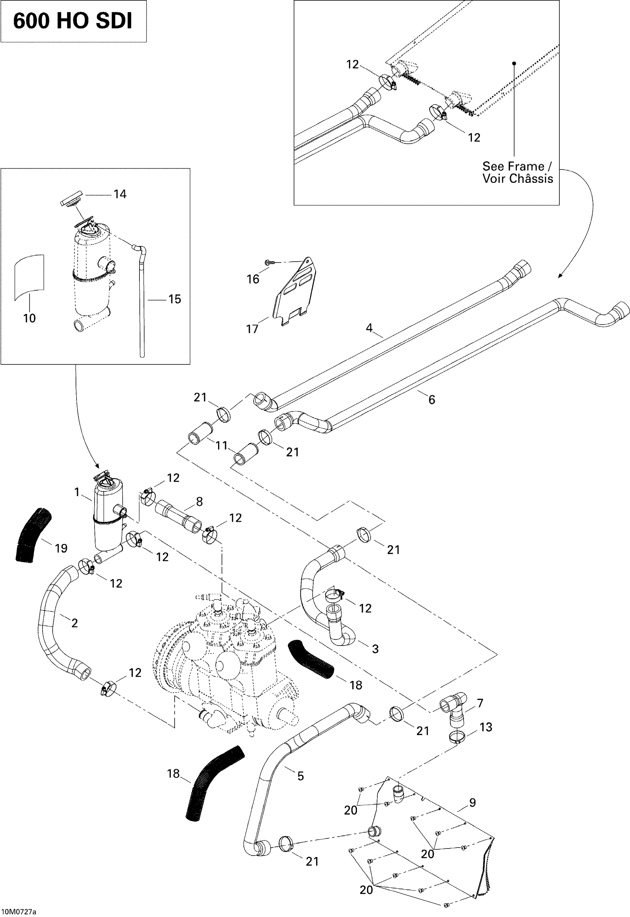 Cooling System (600HO SDI)