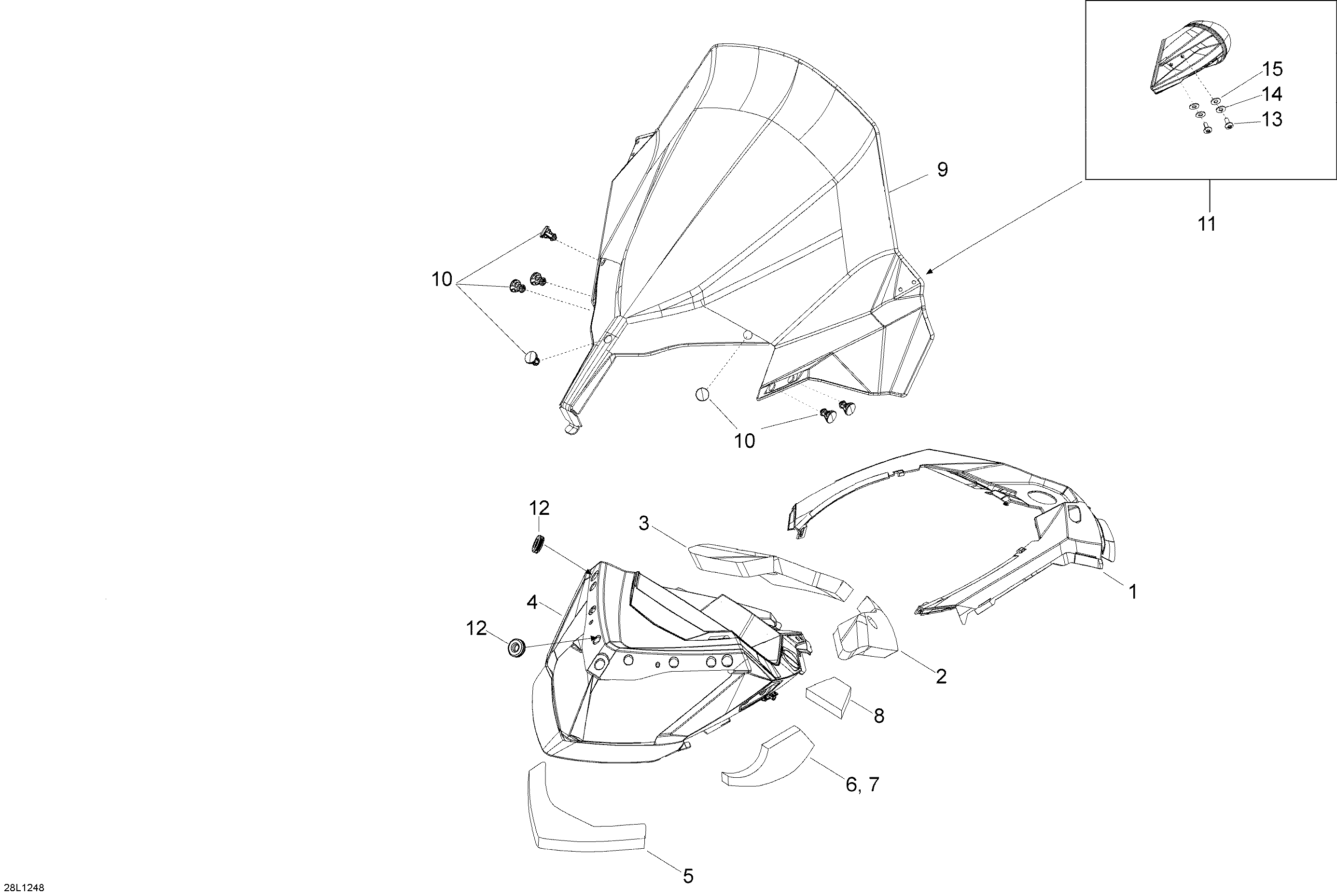 Windshield And Console