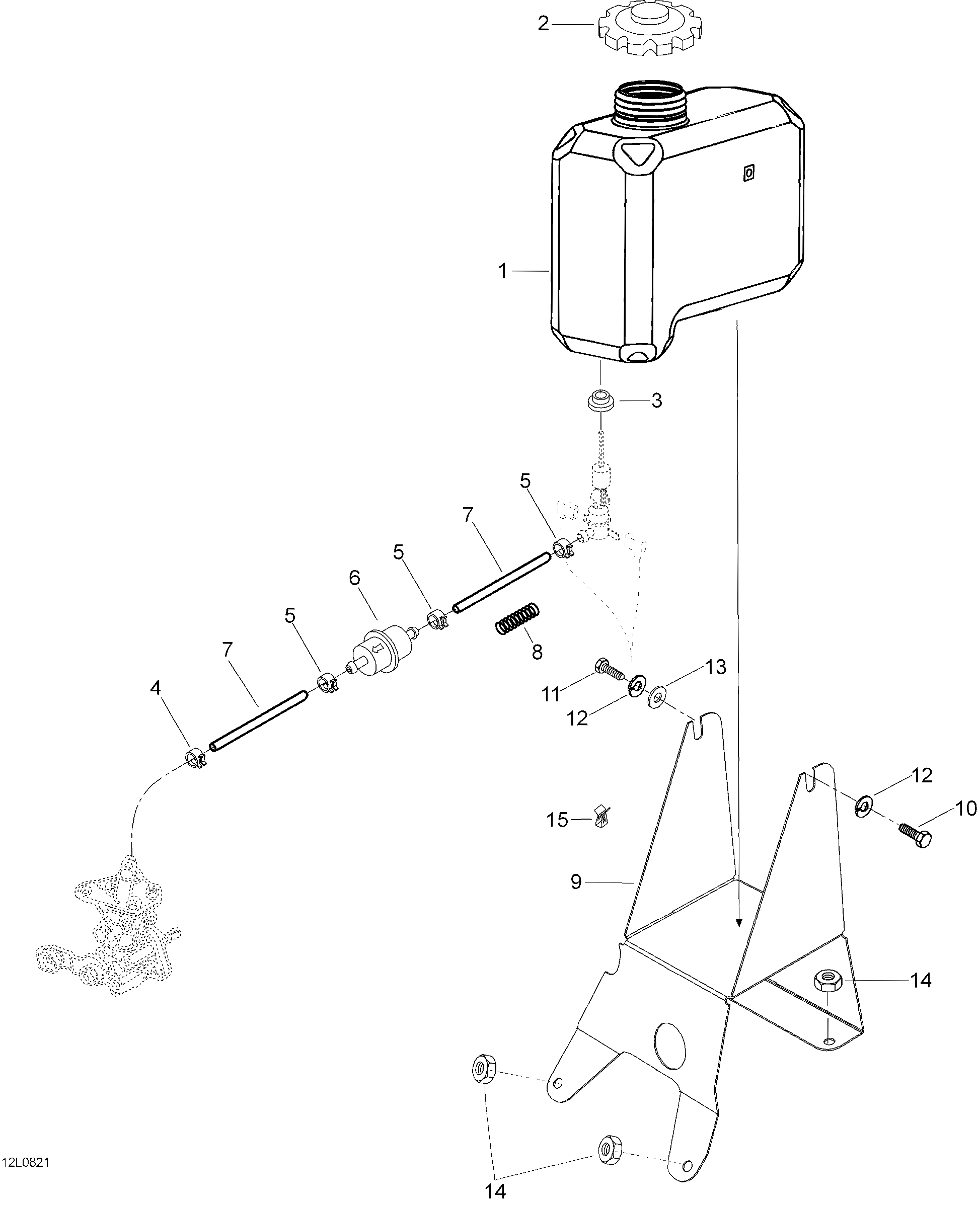 Oil Tank And Support