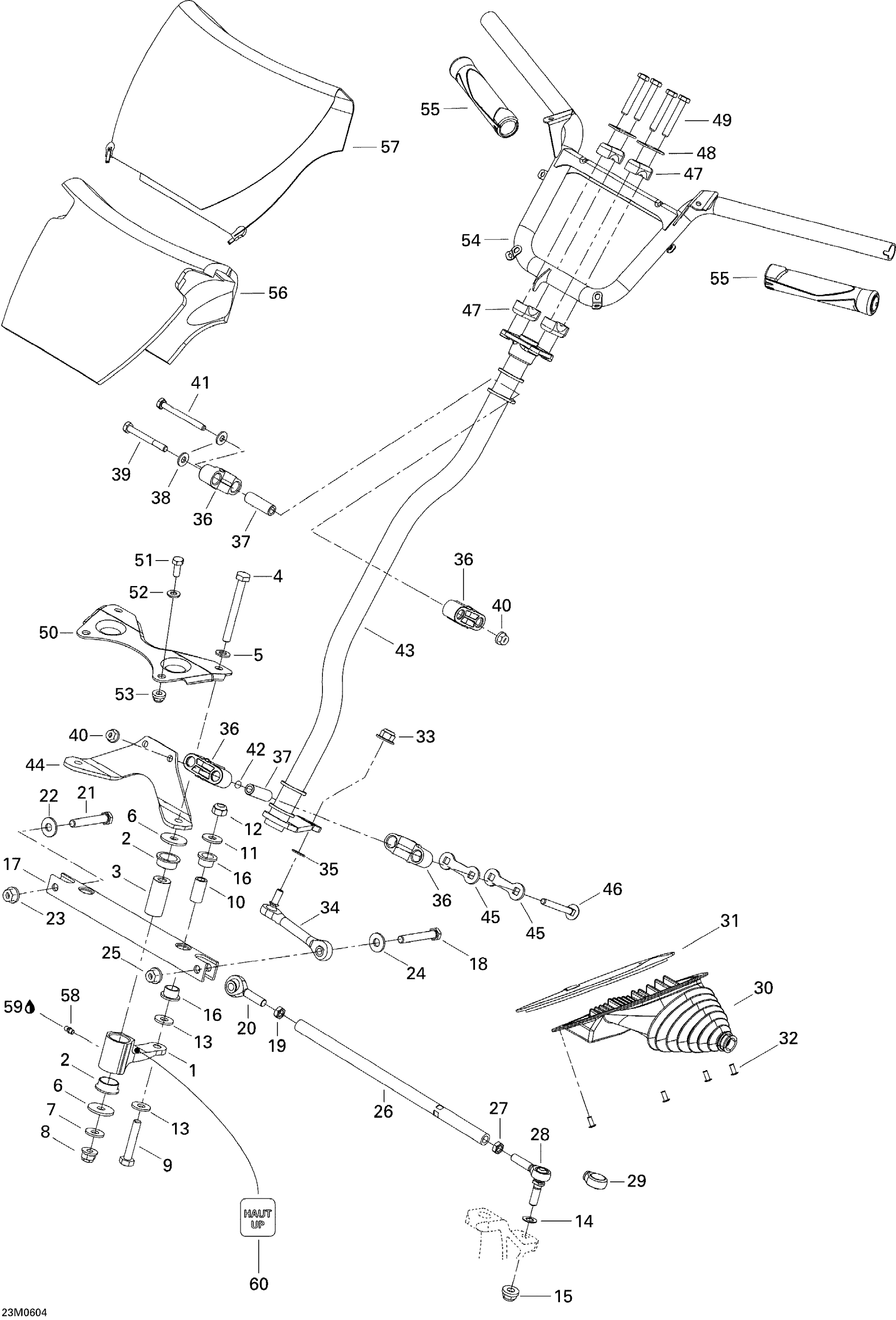 Схема узла: Steering System LTD