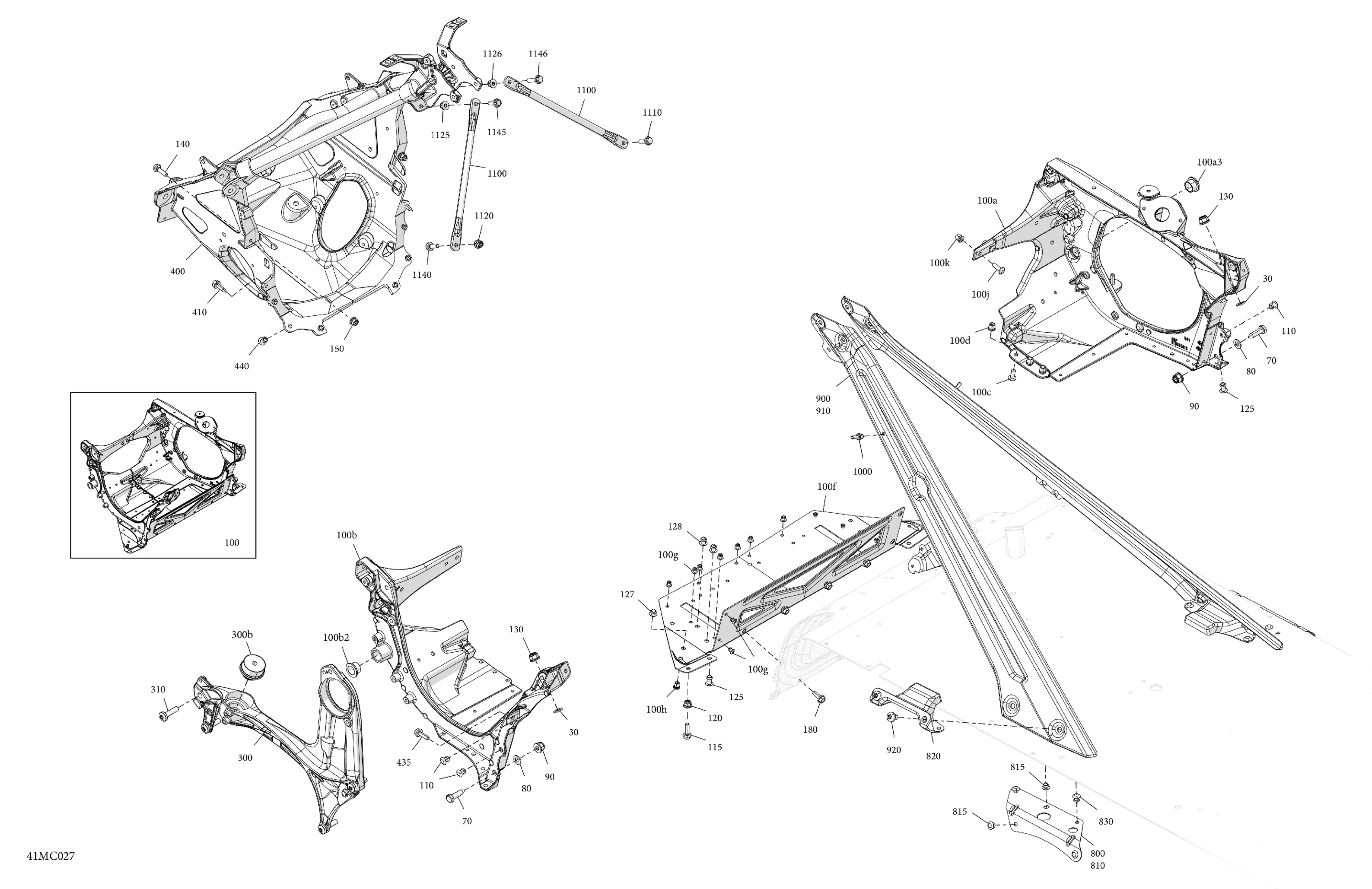 Схема узла: Frame - System - Front Section