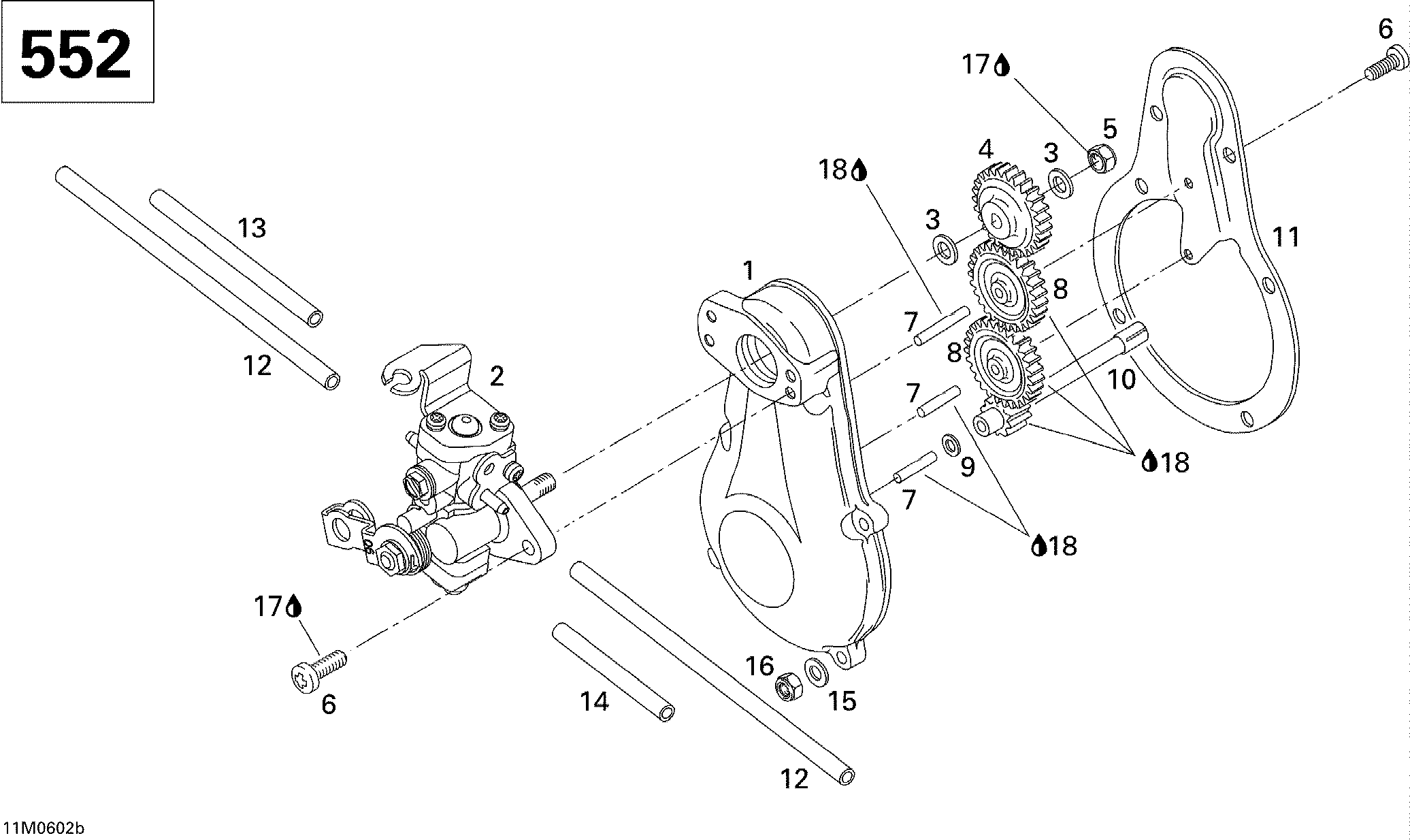 Oil Pump MX Z 552